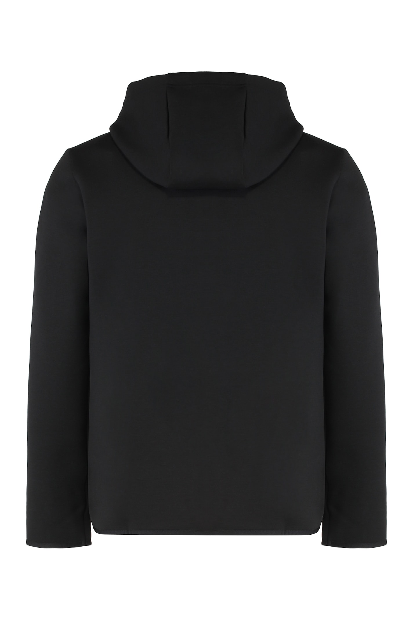 Ea7 Full Zip Hoodie In Black