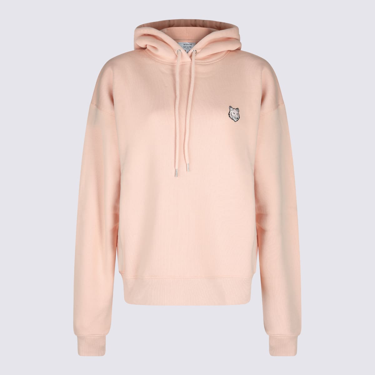 Shop Maison Kitsuné Pink Cotton Sweatshirt In Pasture Rose