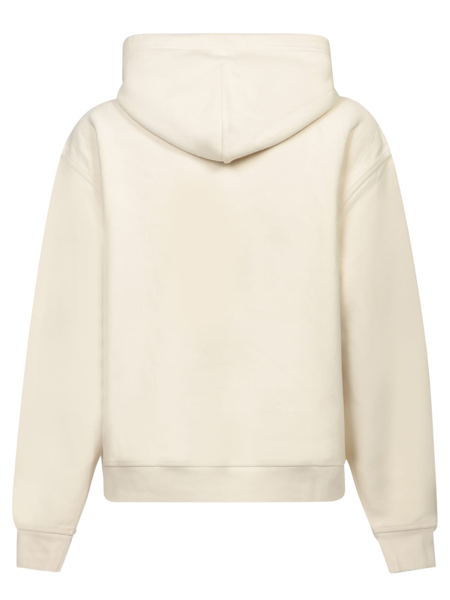 Shop Burberry Macro Knight White Hoodie Sweatshirt