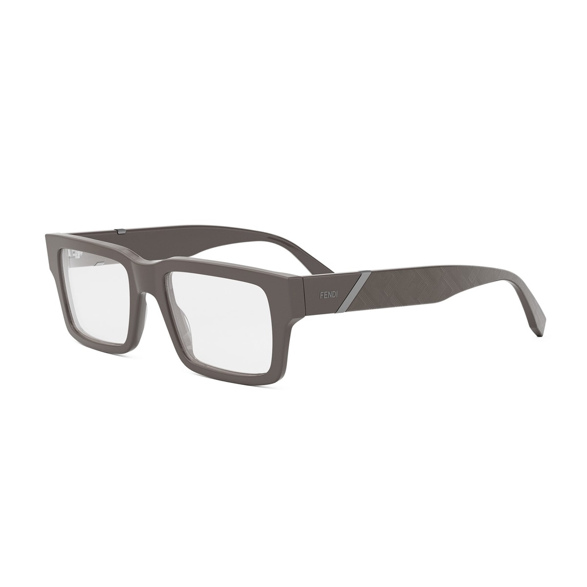 Fendi Full-frame Flat Mirror In Gray