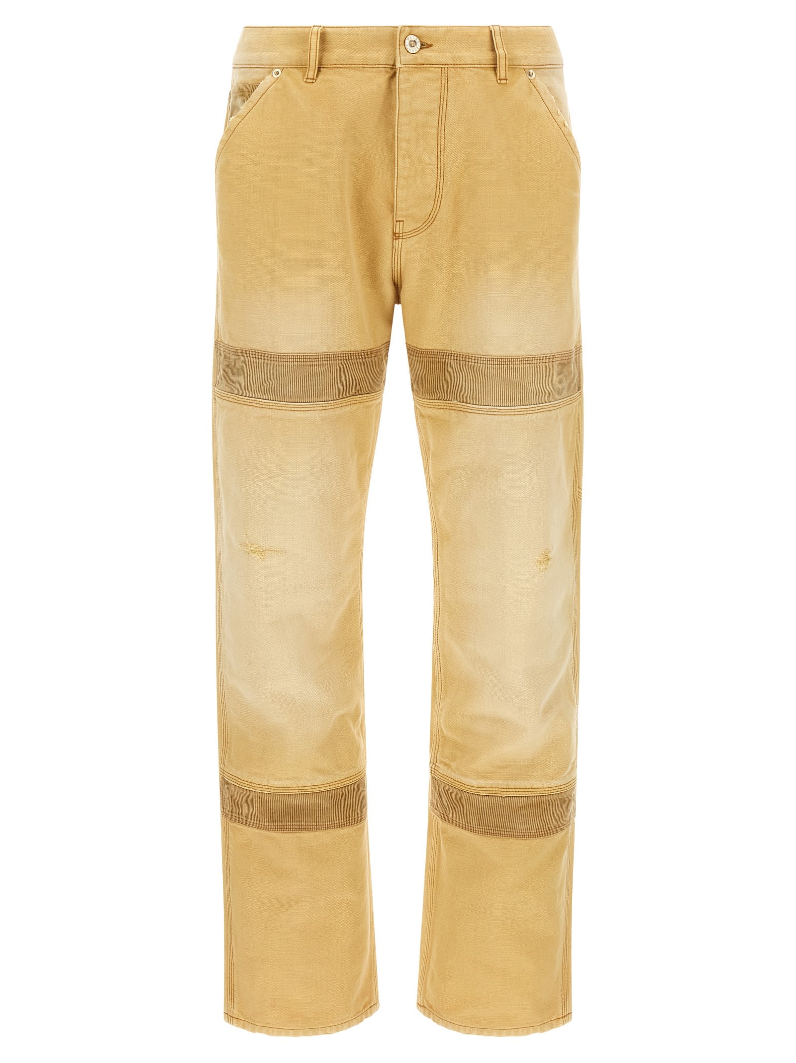 Wales Bonner Japanese Canvas Sierra Straight Trousers In Multi