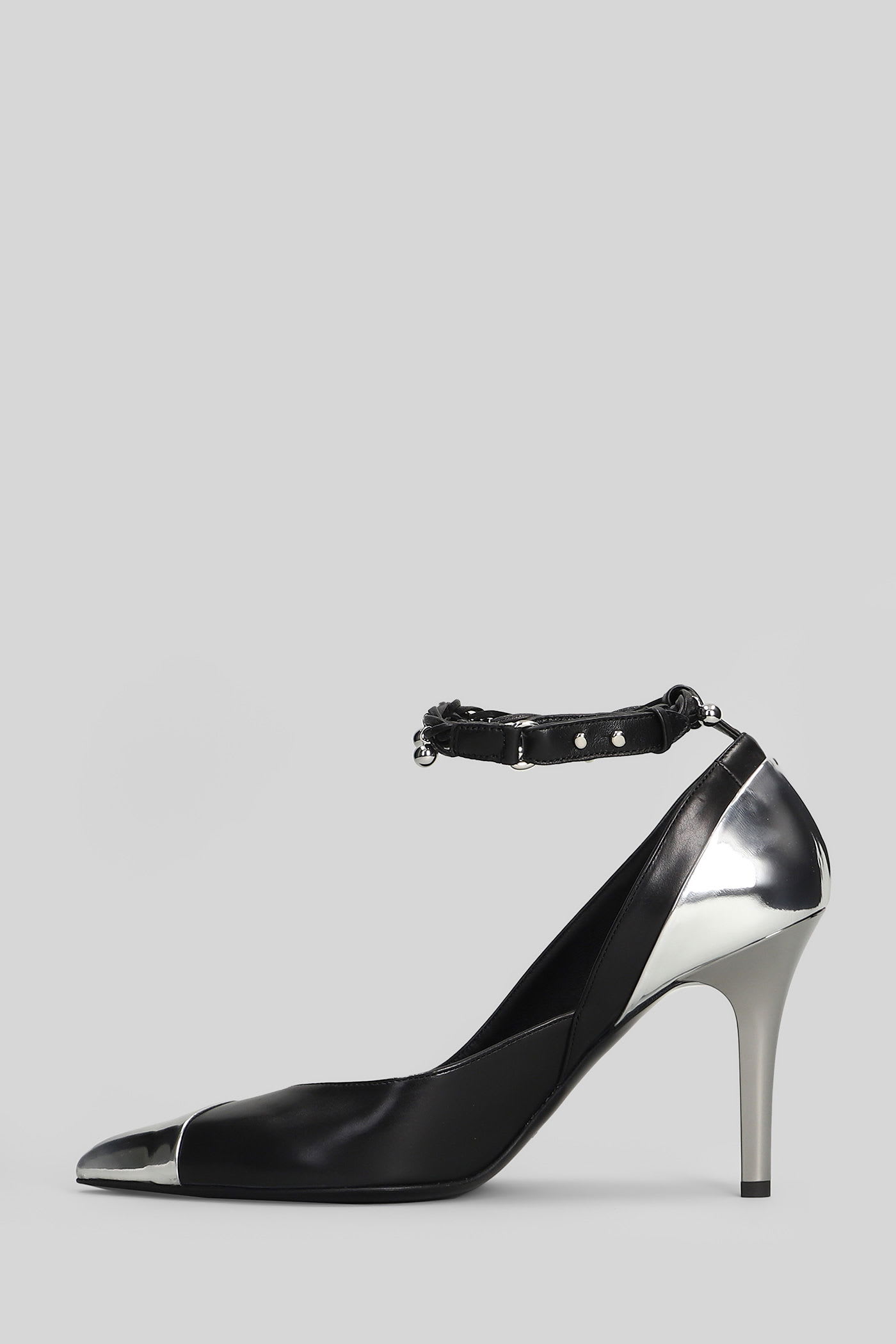 Isabel Marant Peleny Pumps In Silver Leather In Metallic