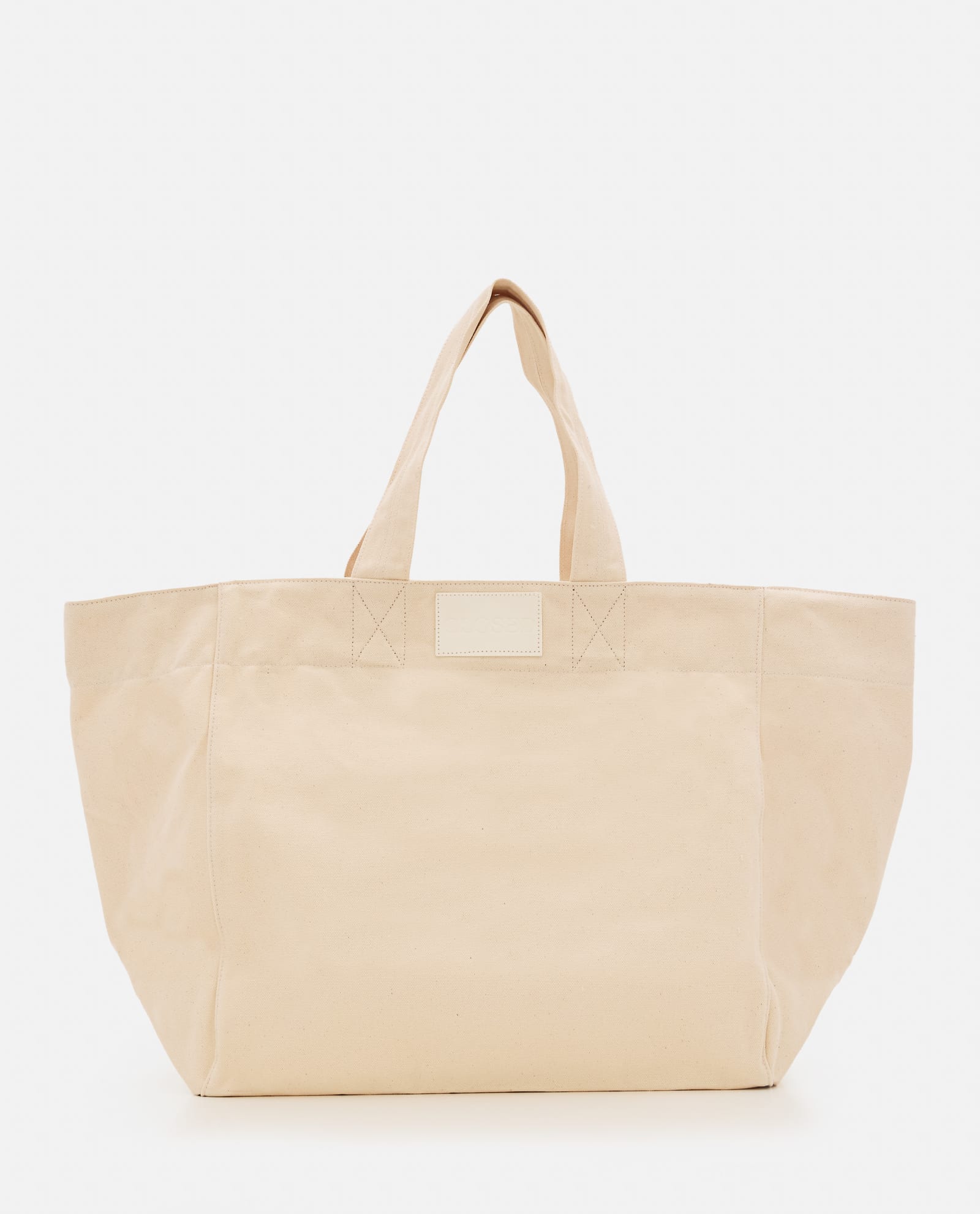 Shop Closed Tote Bag In White