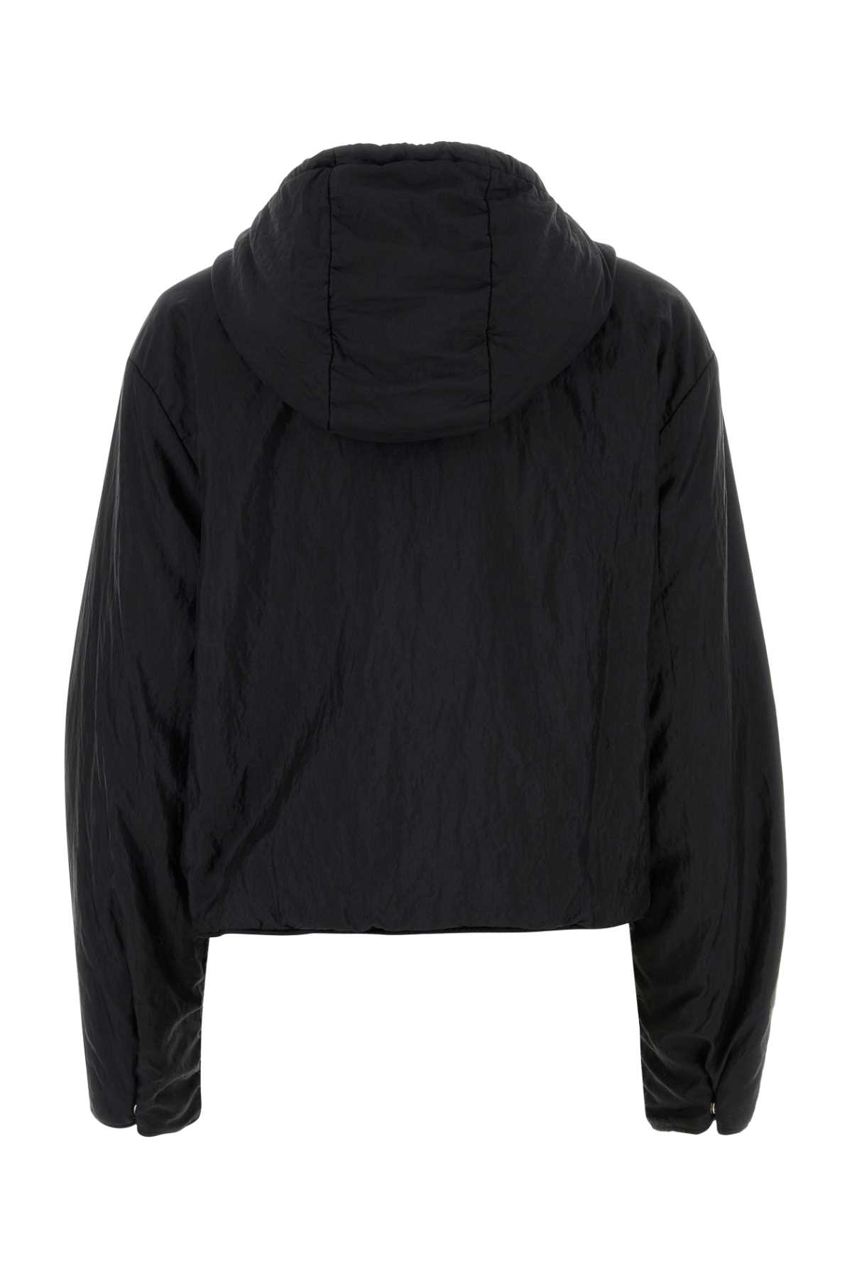 Shop Jil Sander Black Nylon Blend Sweatshirt