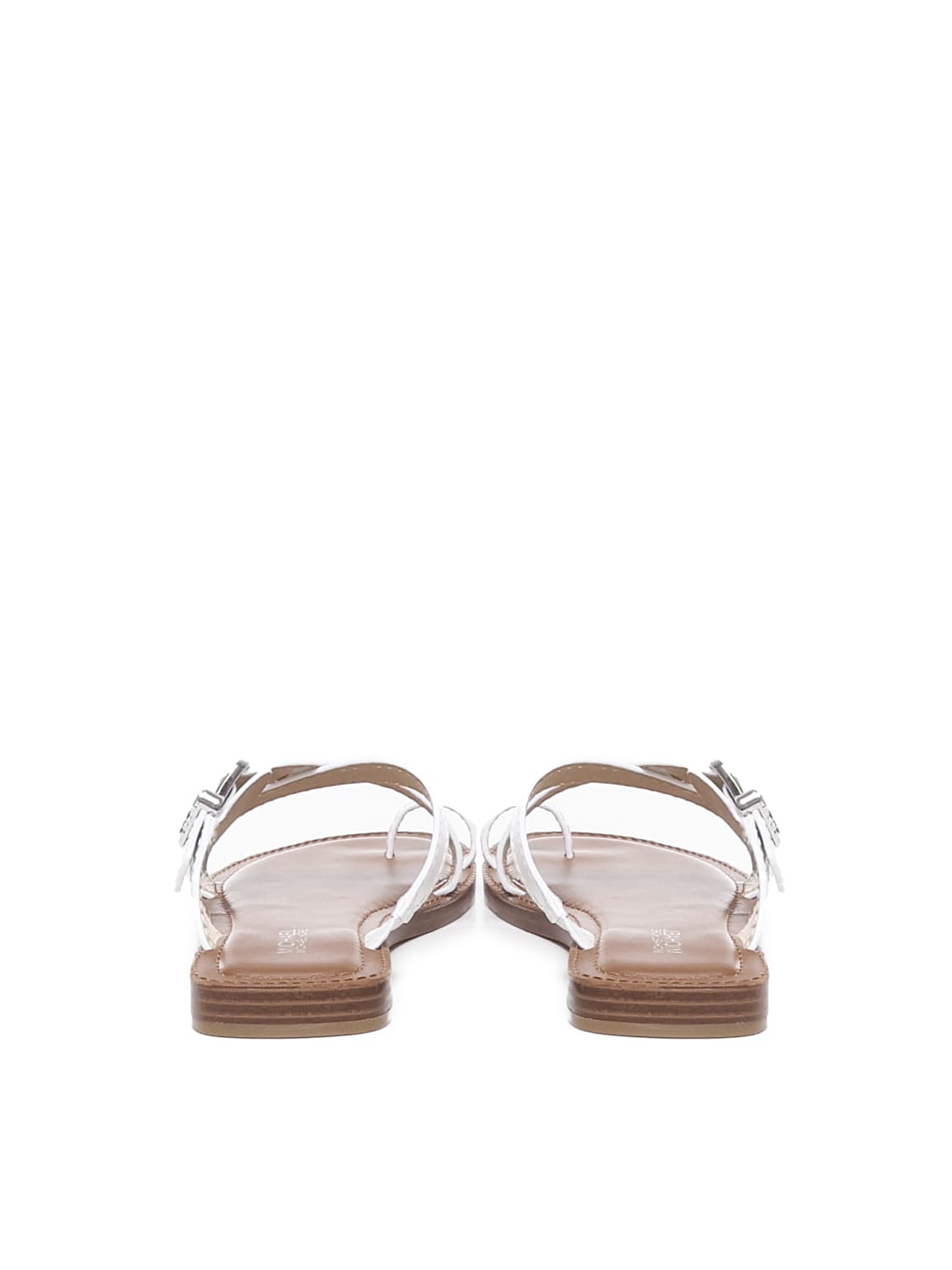 Shop Michael Michael Kors Ashton Low Sandals In White