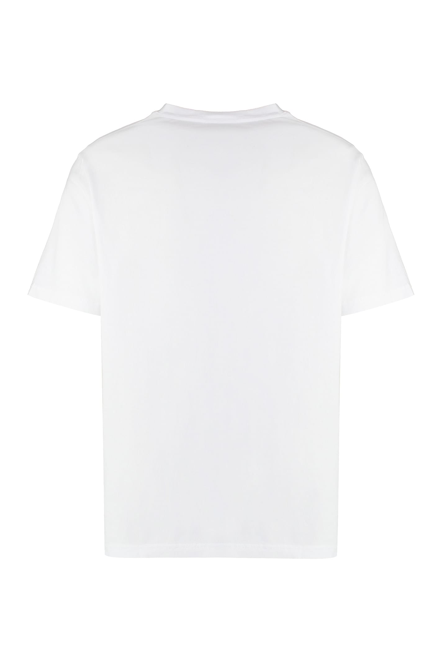 Maison Kitsuné T-shirt Regolare Con Patch Chillax Fox In White
