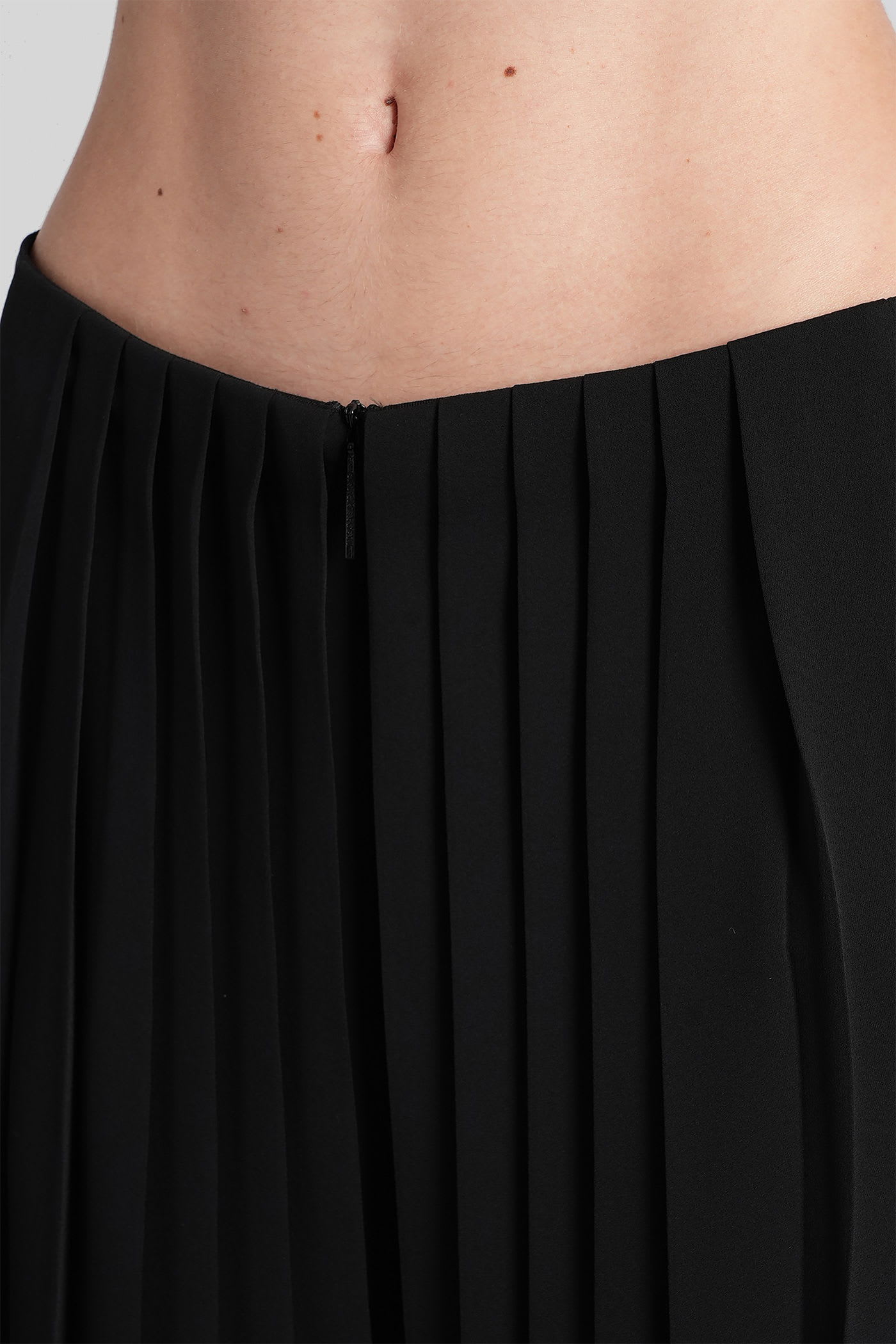 Giorgio Armani Pants In Black Silk In Black