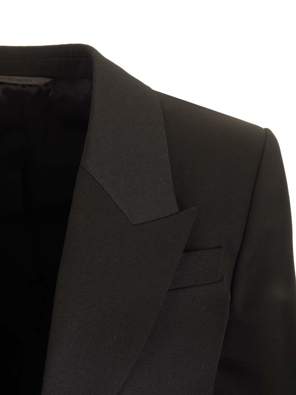 Shop Givenchy Fitted Blazer In Black