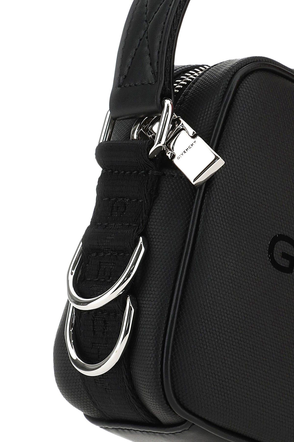 Shop Givenchy Black Canvas G-essentials Crossbody Bag