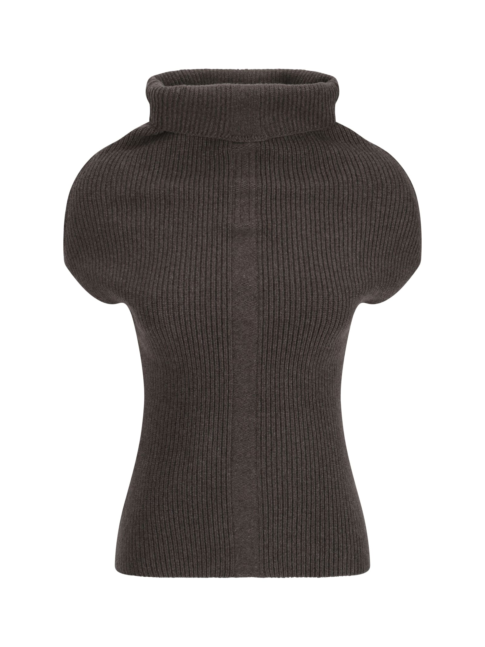 Shop Rick Owens Vest In Dust