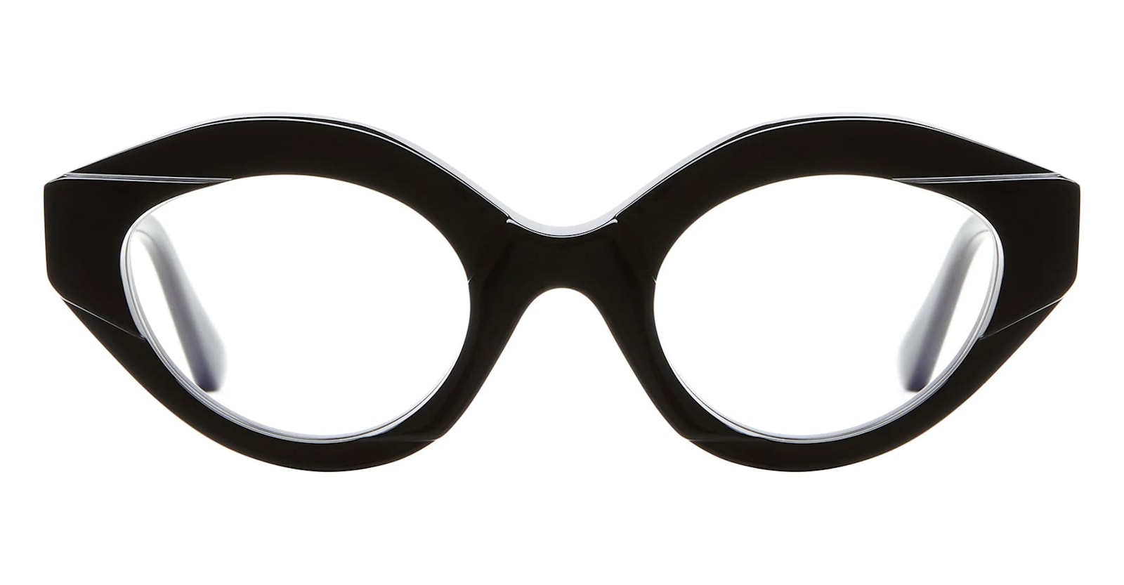 Kuboraum Mask K44 Bs - Black Shine Rx Glasses