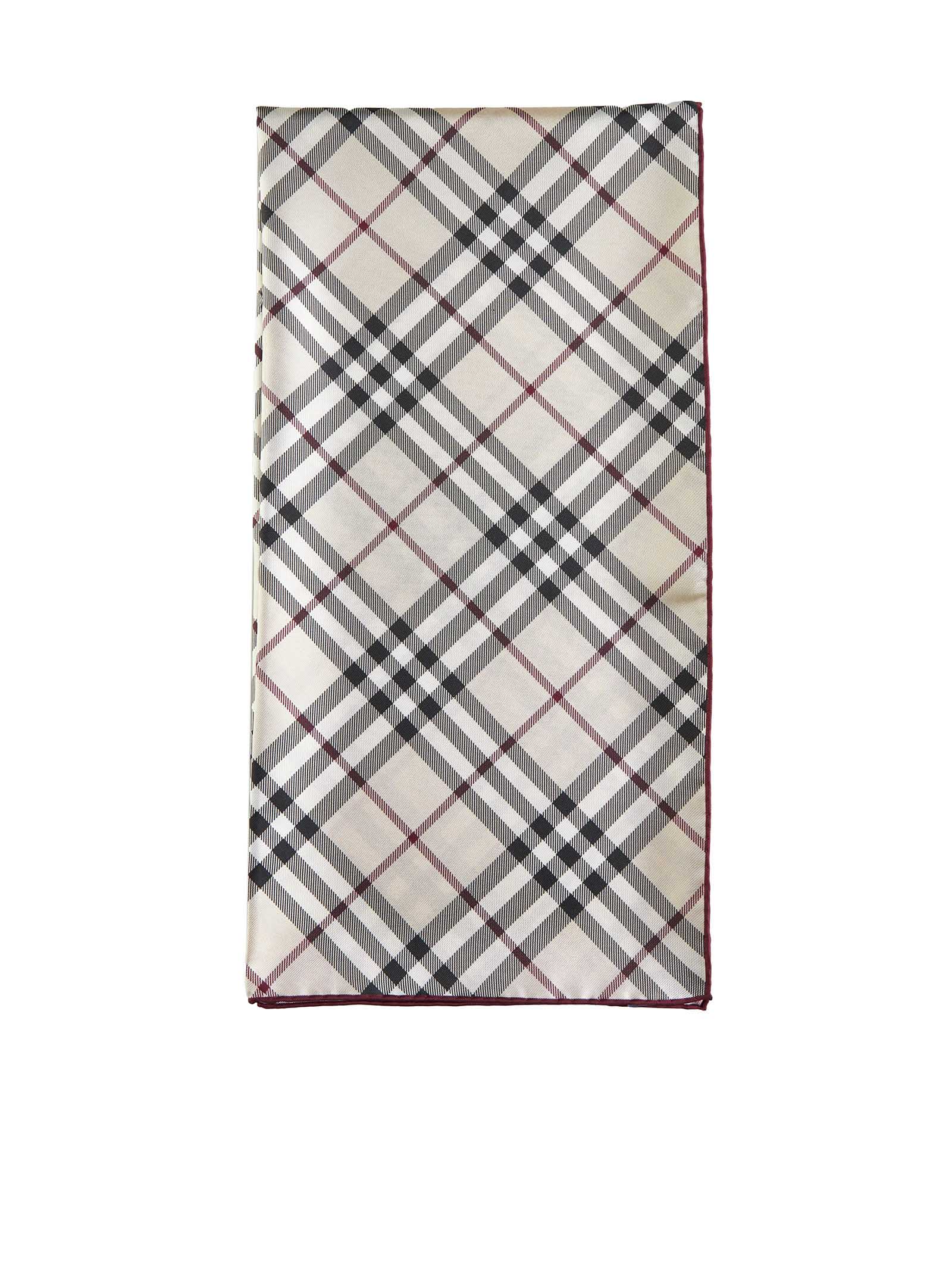 Shop Burberry Scarf In Stone