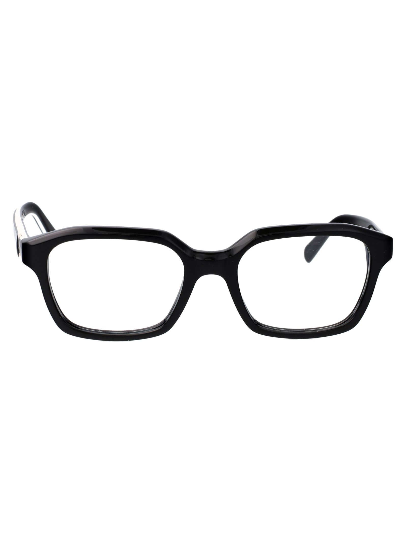 Shop Moncler Ml5181 Glasses In 001 Nero Lucido