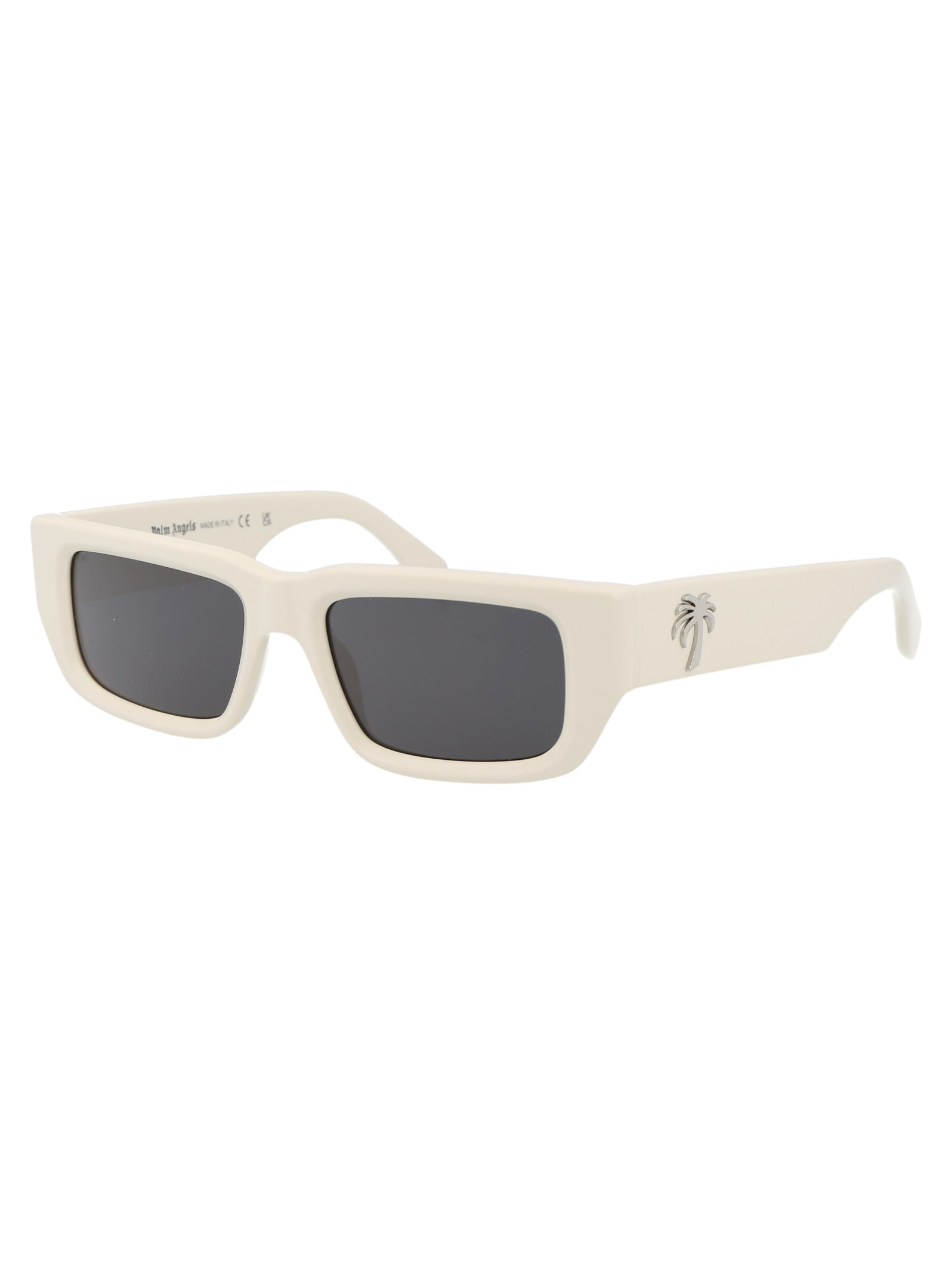 Shop Palm Angels Sutter Sunglasses In 0107 White