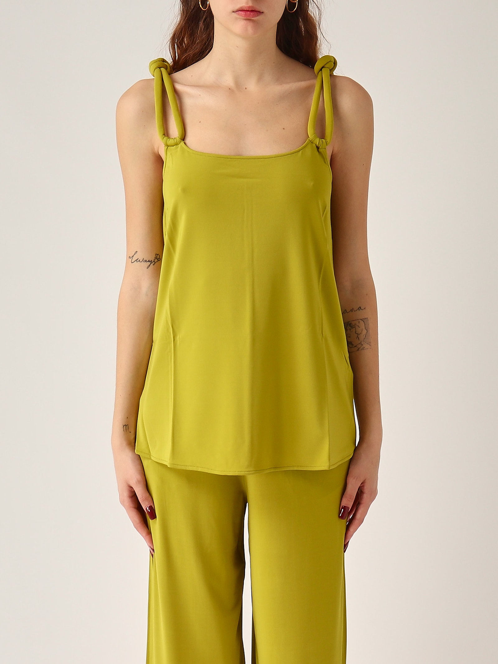 Max Mara Faida Top-wear In Green