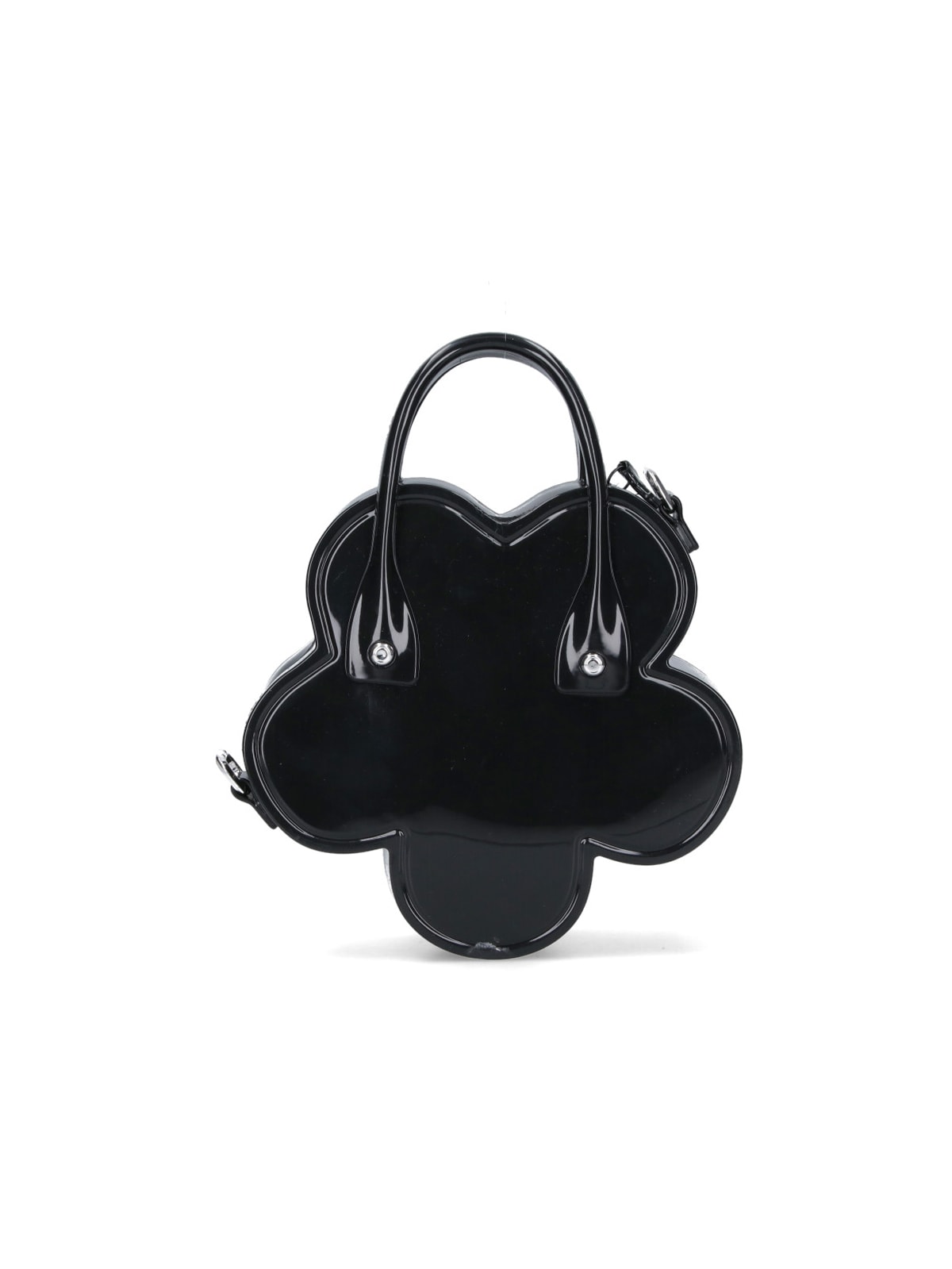 Comme Des Garçons Flower Bag In Black