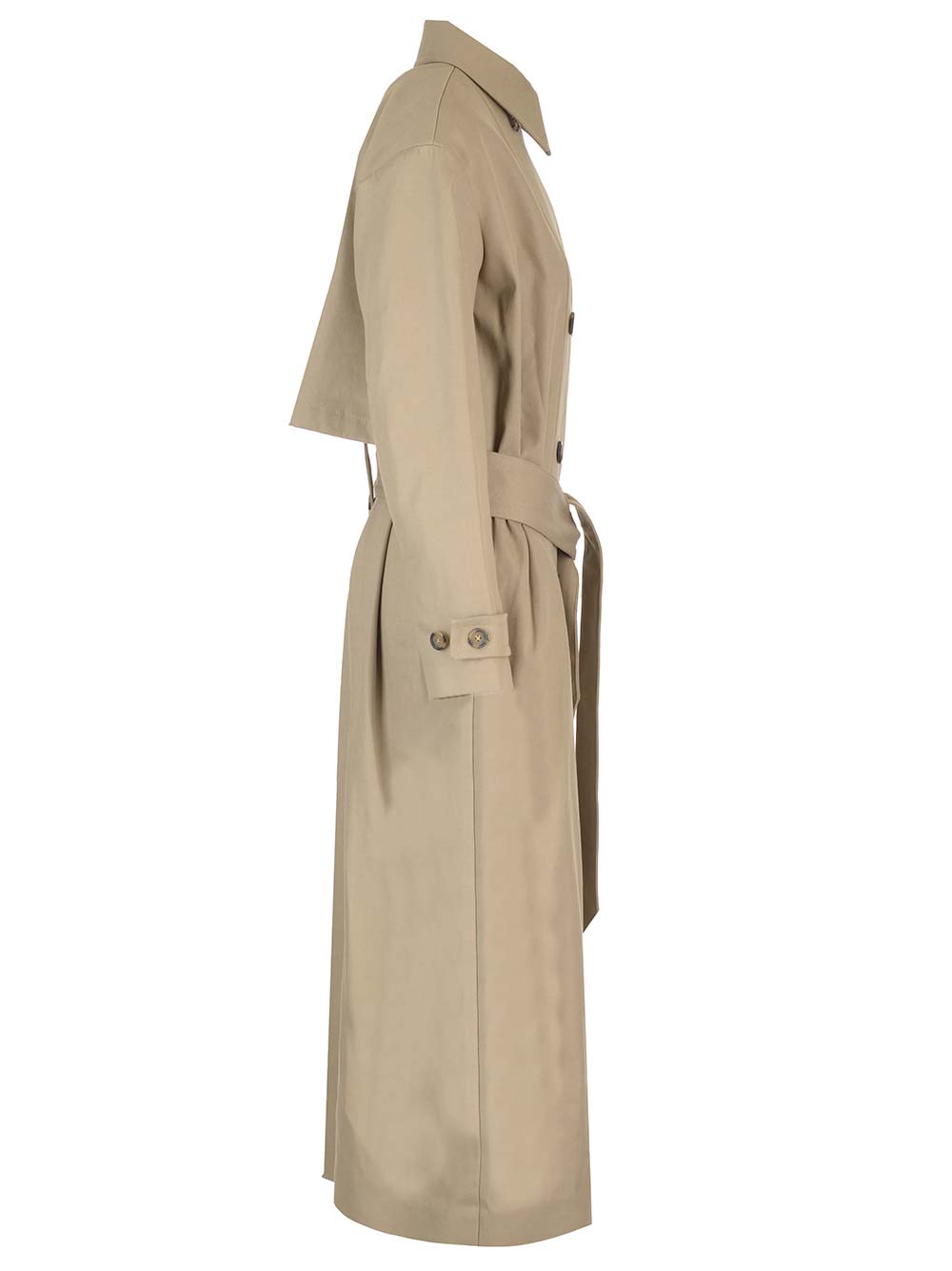 Shop Apc Louise Long Trench Coat In Aae Maestic