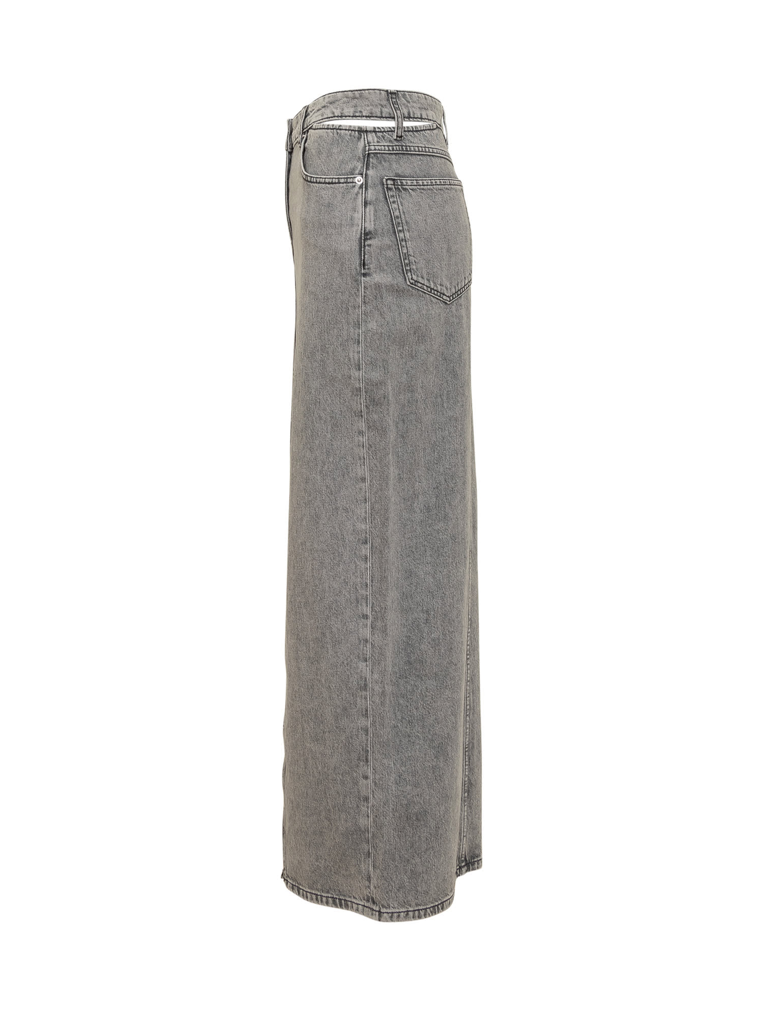 Shop Iro Finji Skirt In Grey Used