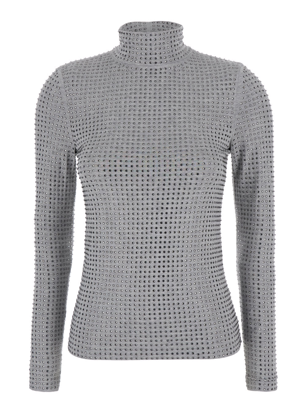 Shop Pinko Koch Maglia Jersey Full In Grey