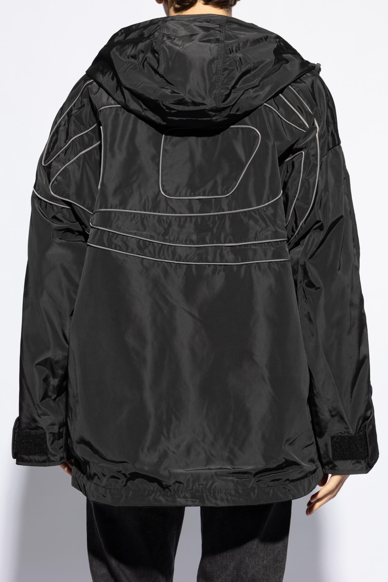 Shop Diesel `j-hostend` Jacket In Nero