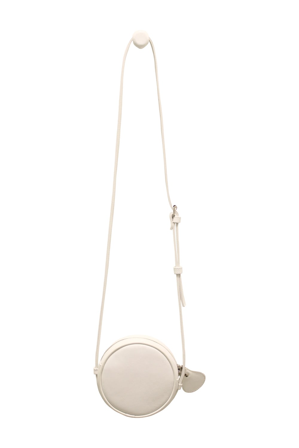 COURRÈGES WHITE LEATHER CROSSBODY BAG