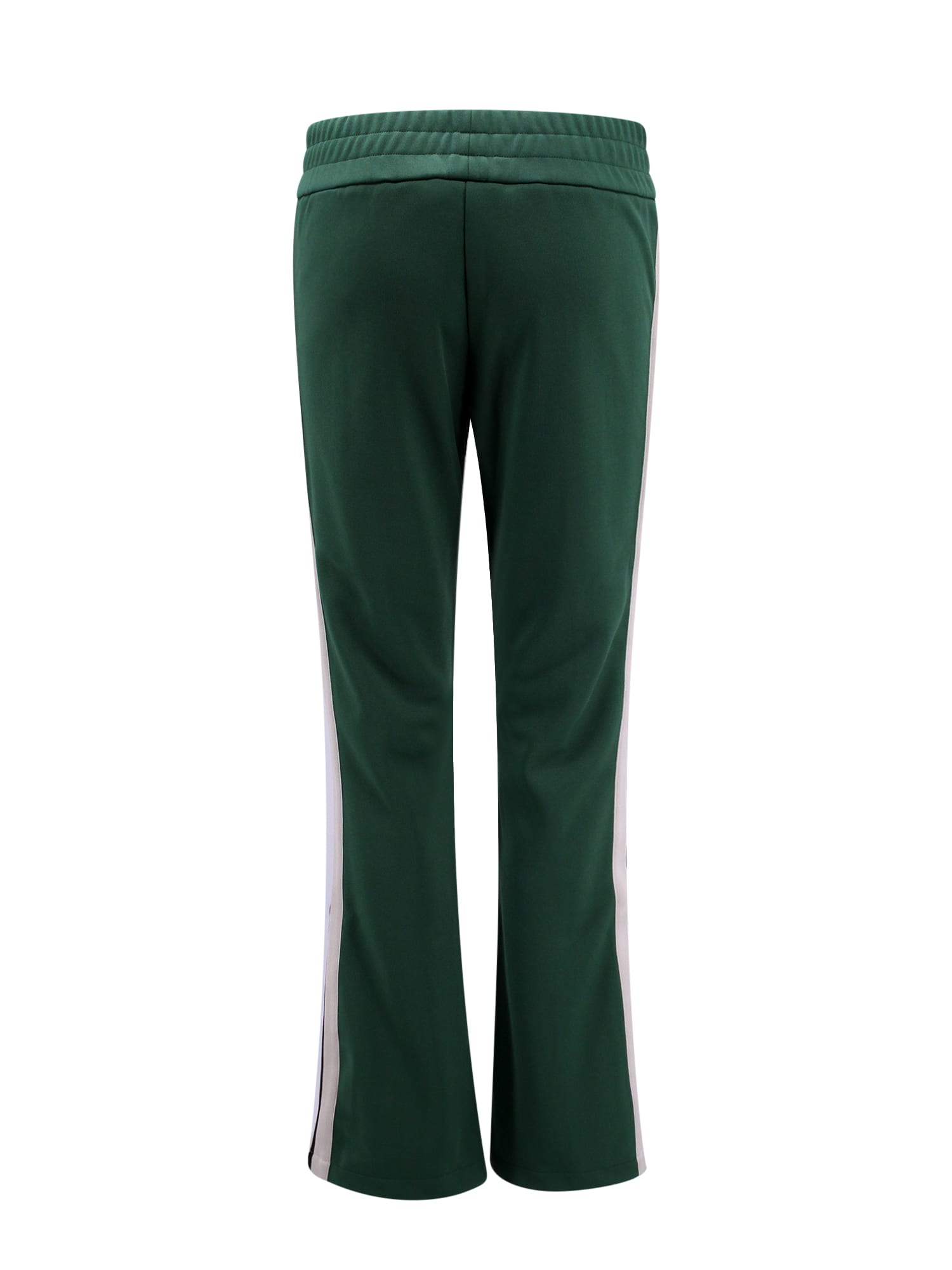 Shop Palm Angels Trouser In Forest Green