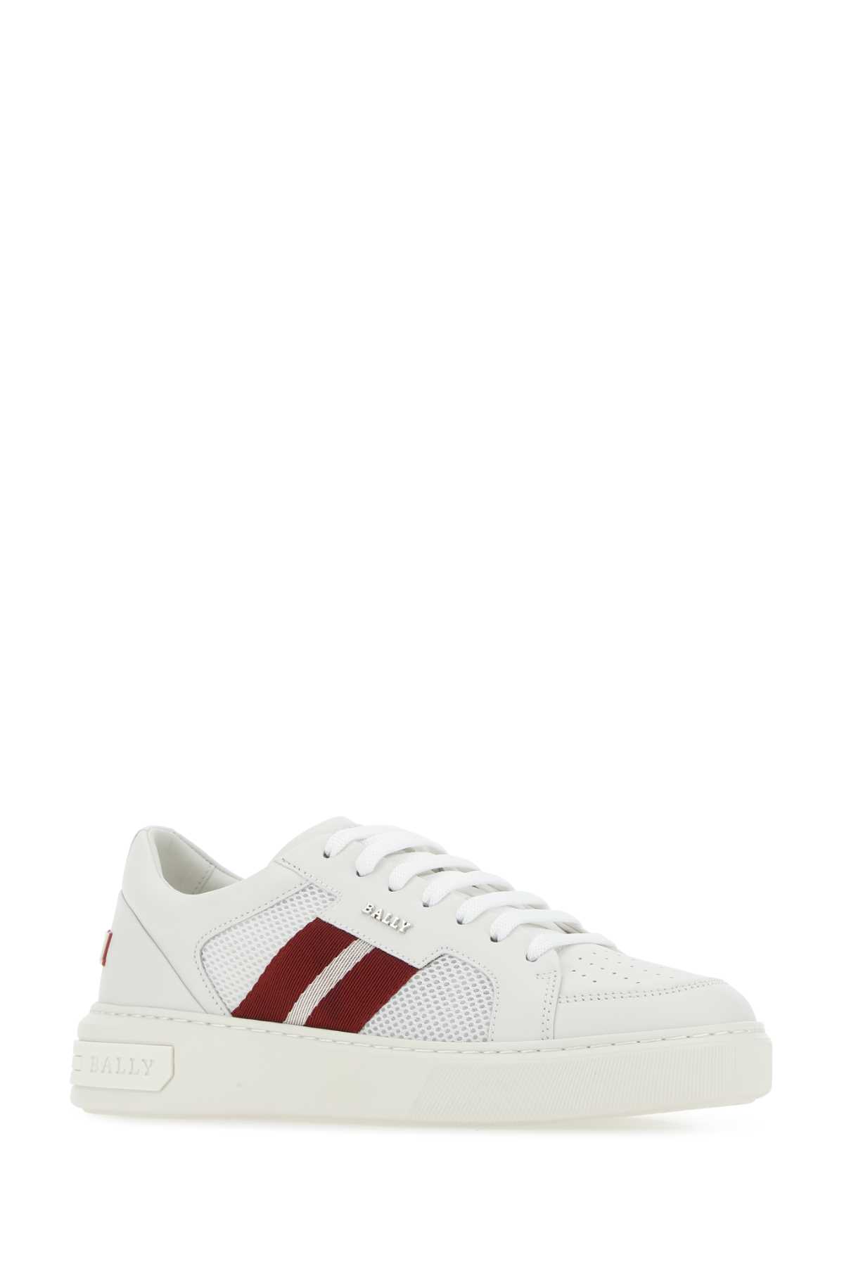 Shop Bally Sneakers In 0300white