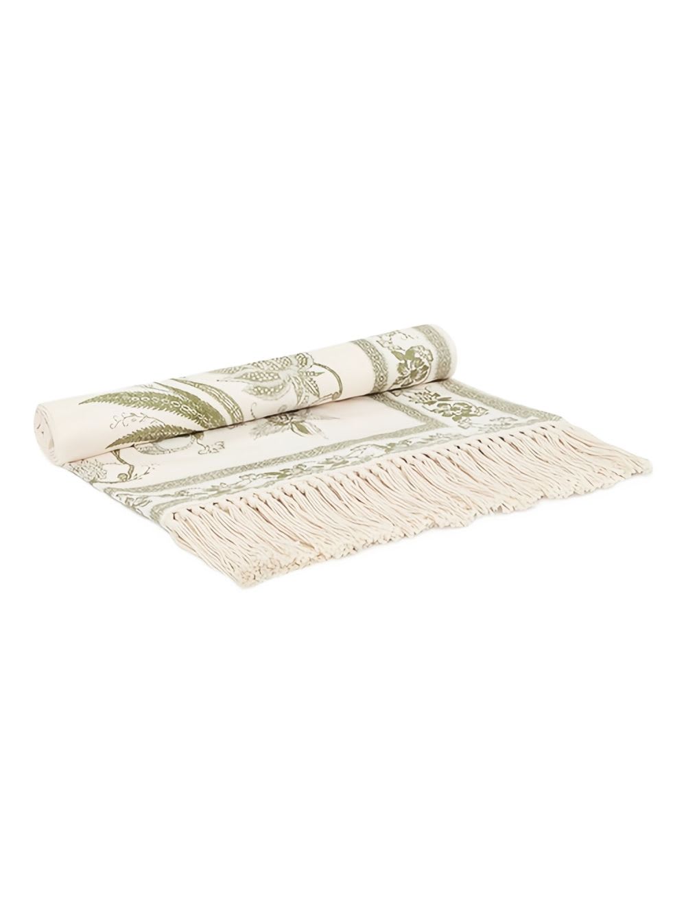 Zimmermann Printed Cotton Beach Towel In Neutral