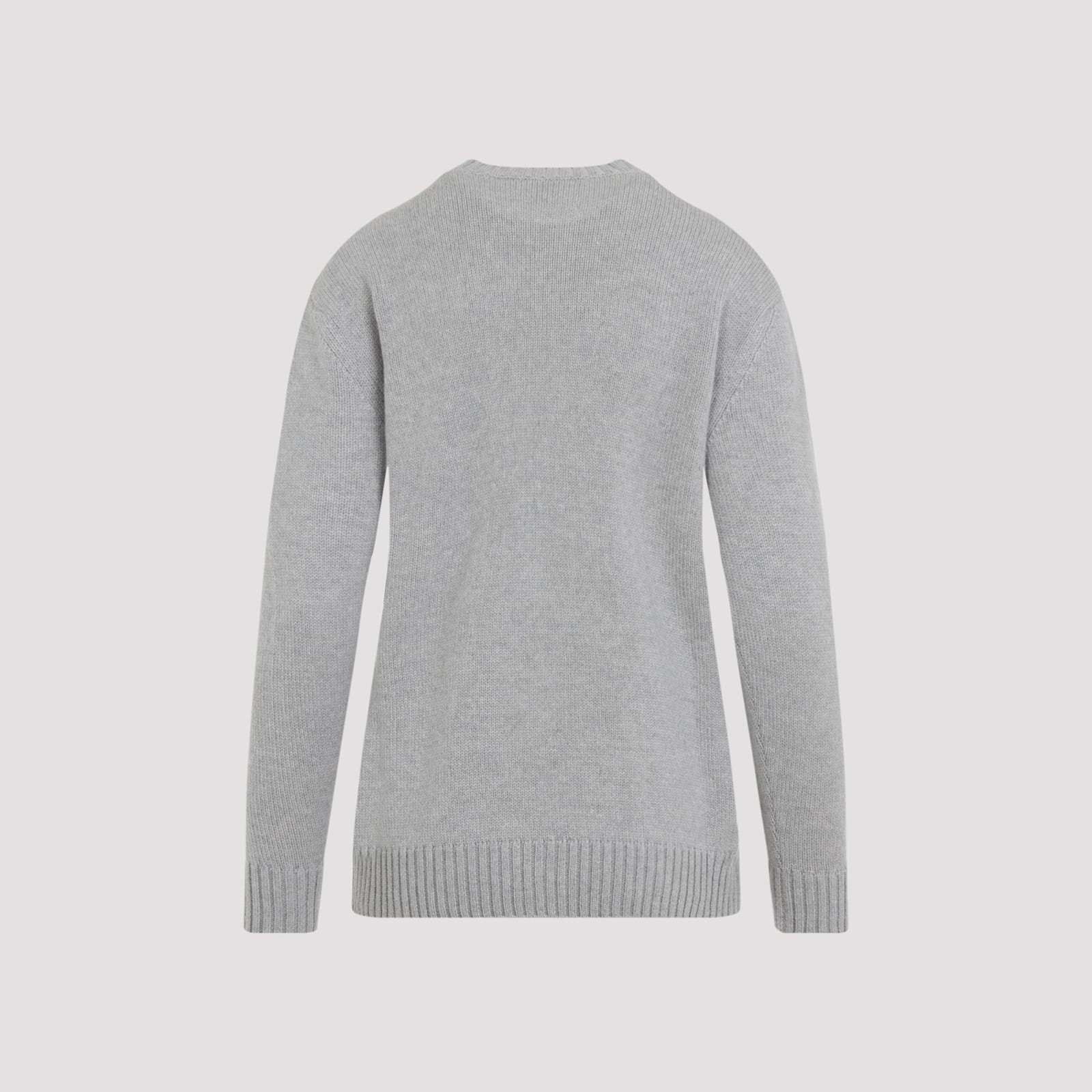 Ralph Lauren Collection Bear Pullover In Gray