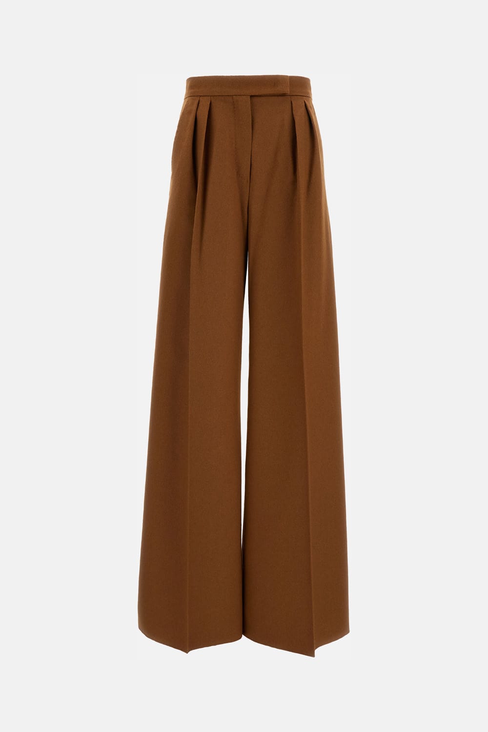 Max Mara Brown Borneo 1234 Wide Leg Trousers In Brown