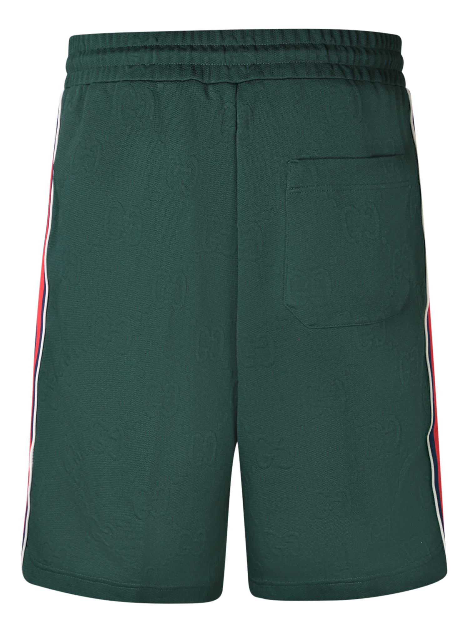 Shop Gucci Gg Green Shorts