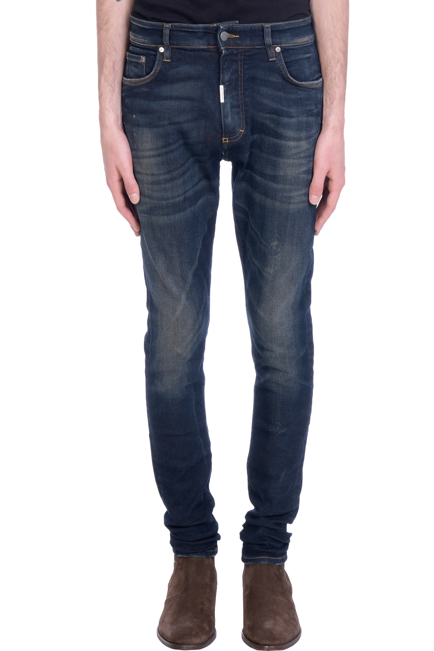 REPRESENT Essential Denim Jeans In Blue Denim