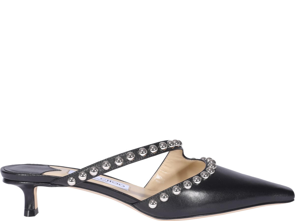 Buy Jimmy Choo Ros Mules online, shop Jimmy Choo shoes with free shipping