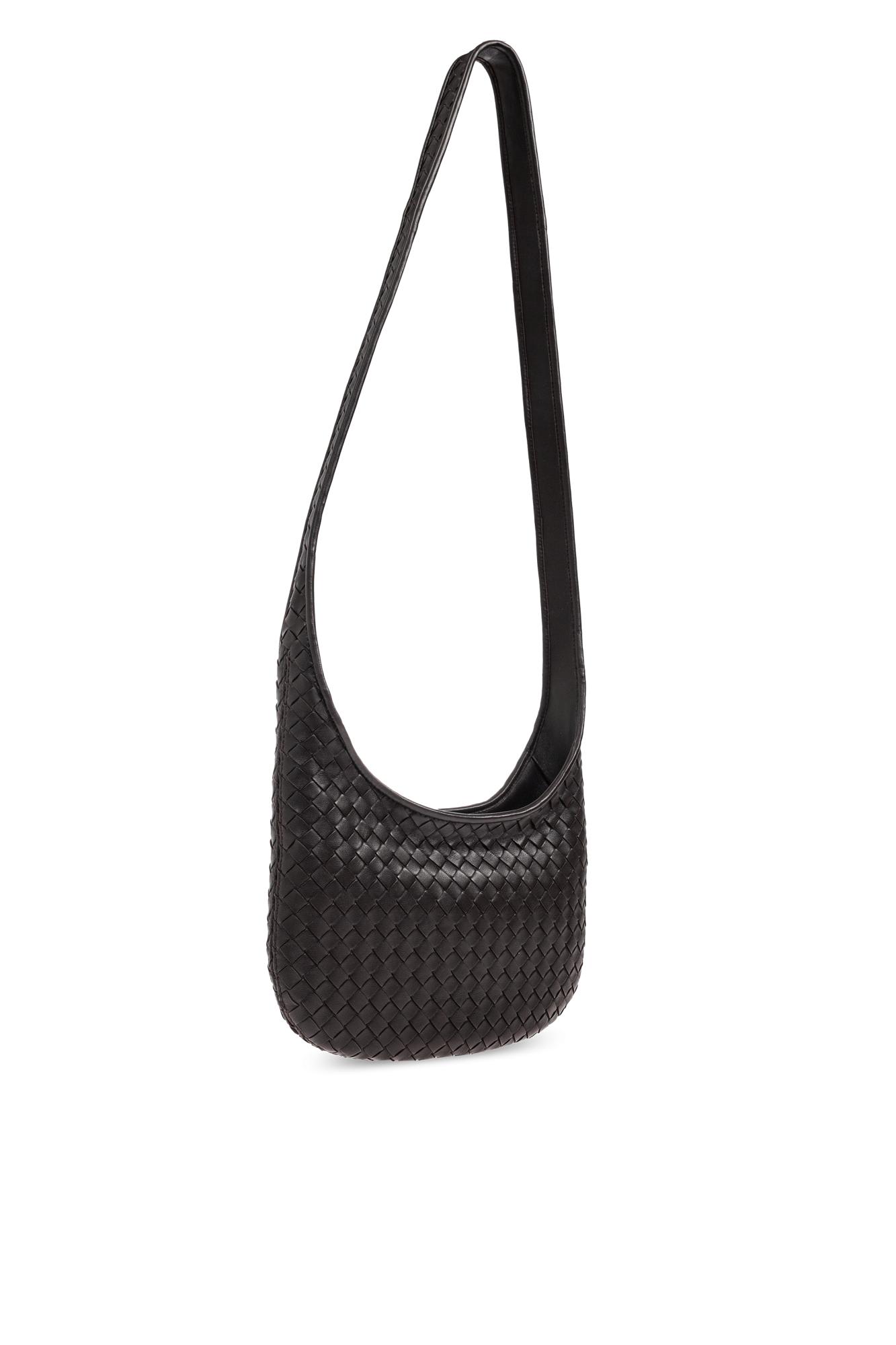 Bottega Veneta Men Fondant Small Veneto Crossbody Bag In Brown