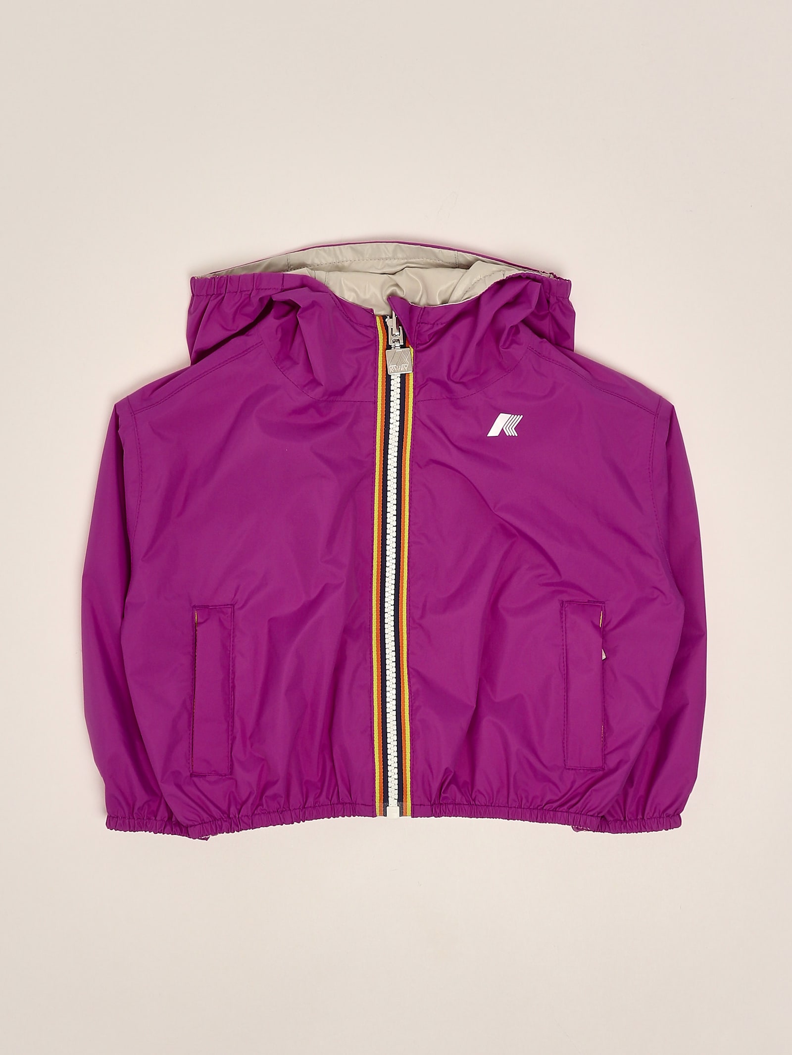 K-way Laurette Plus Double Jacket In Neutral