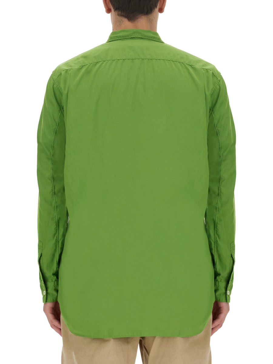 Shop Comme Des Garçons Shirt Regular Fit Shirt In Green
