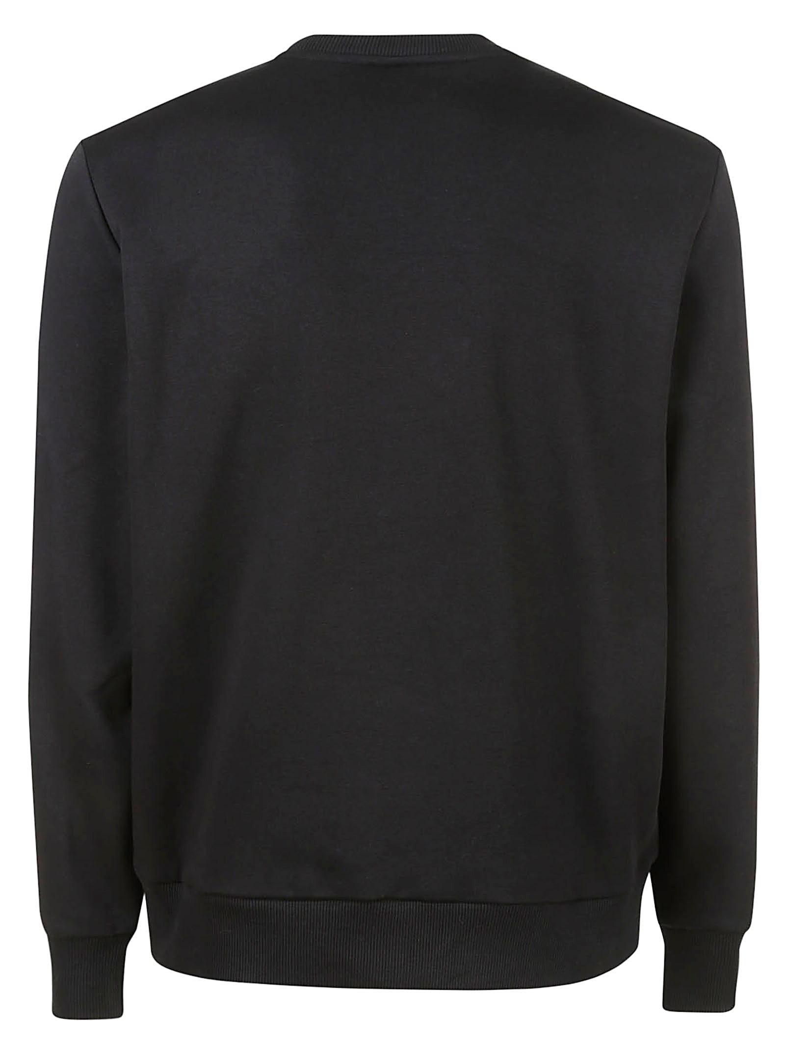 Shop Colmar Logo Patched Rib Trim Sweatshirt In Black