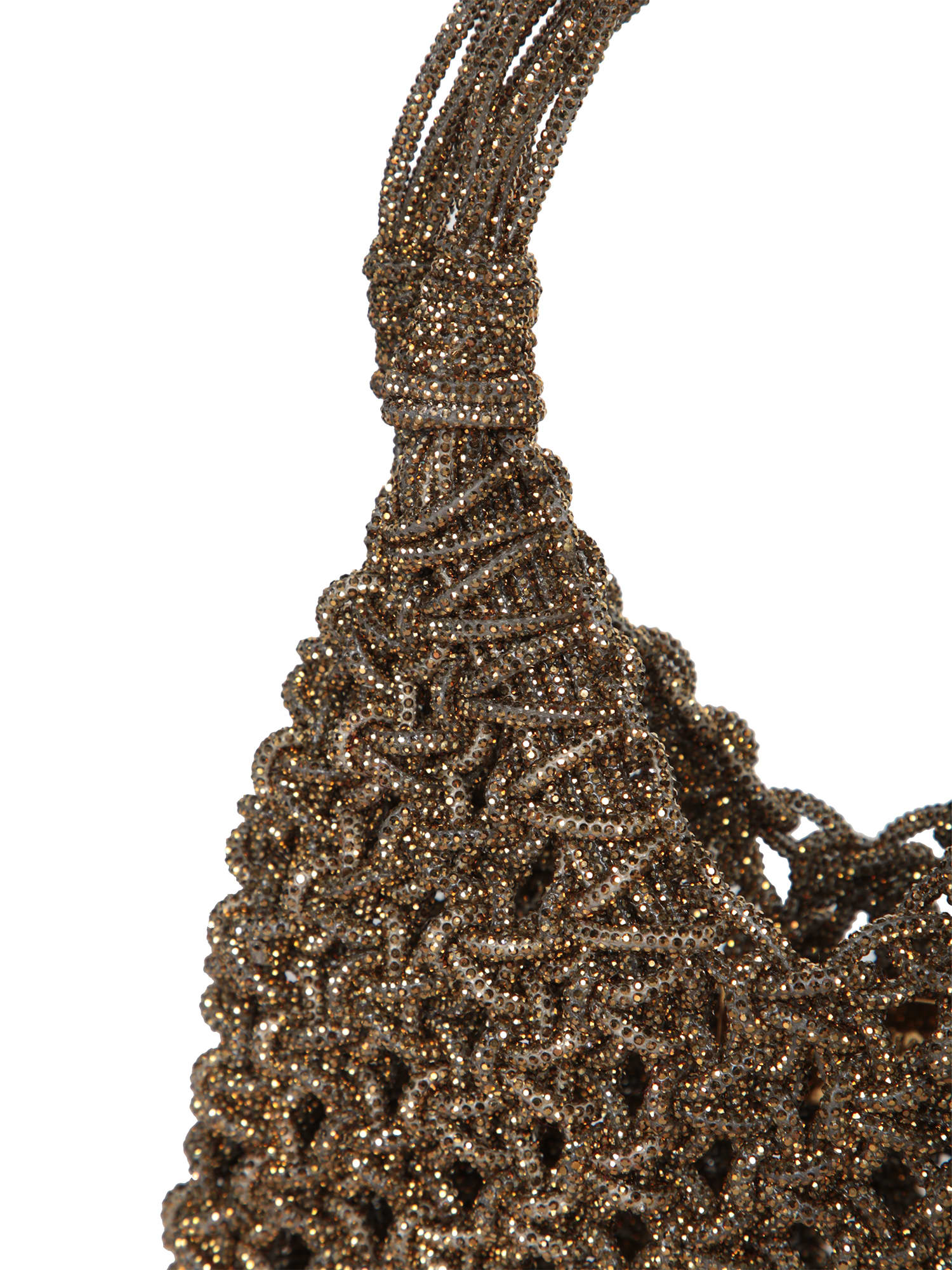 Shop Hibourama Vannifique Golden Shadow Gold Bag In Metallic