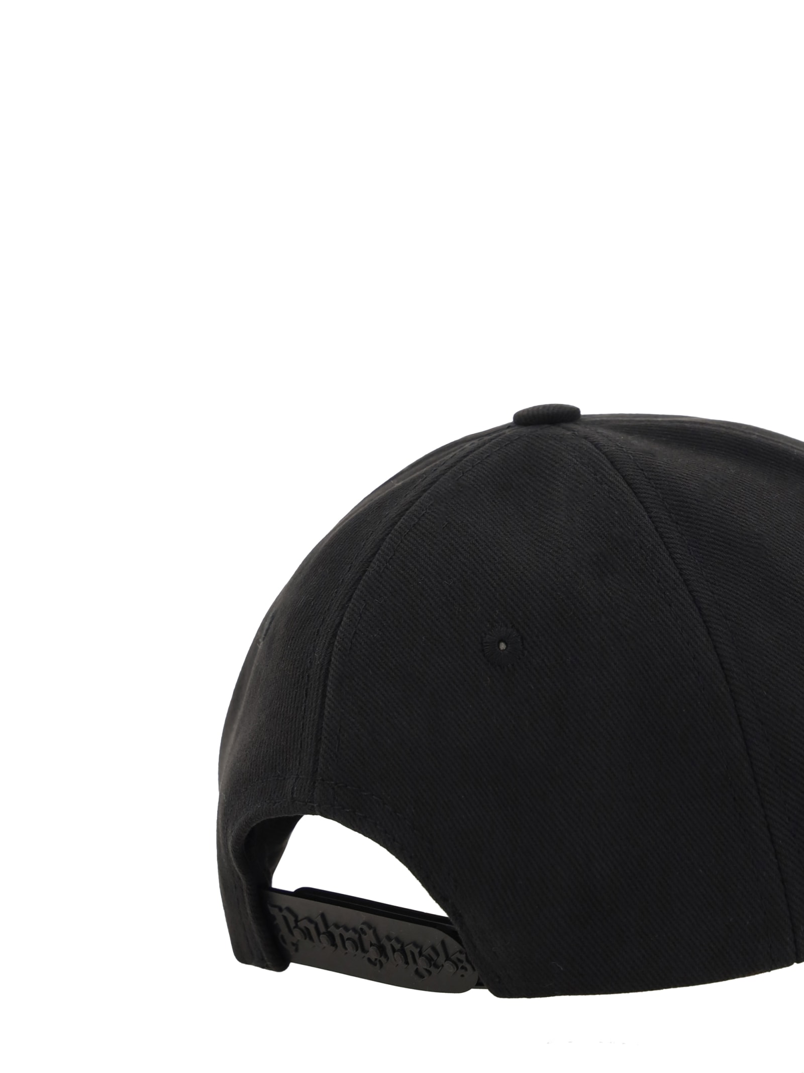 Palm Angels Baseball Hat With Palm Print in Black for Men