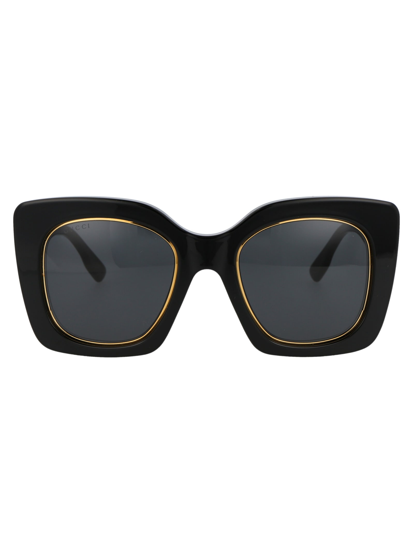 Gucci Gg1151s Sunglasses In 001 Black Black Grey