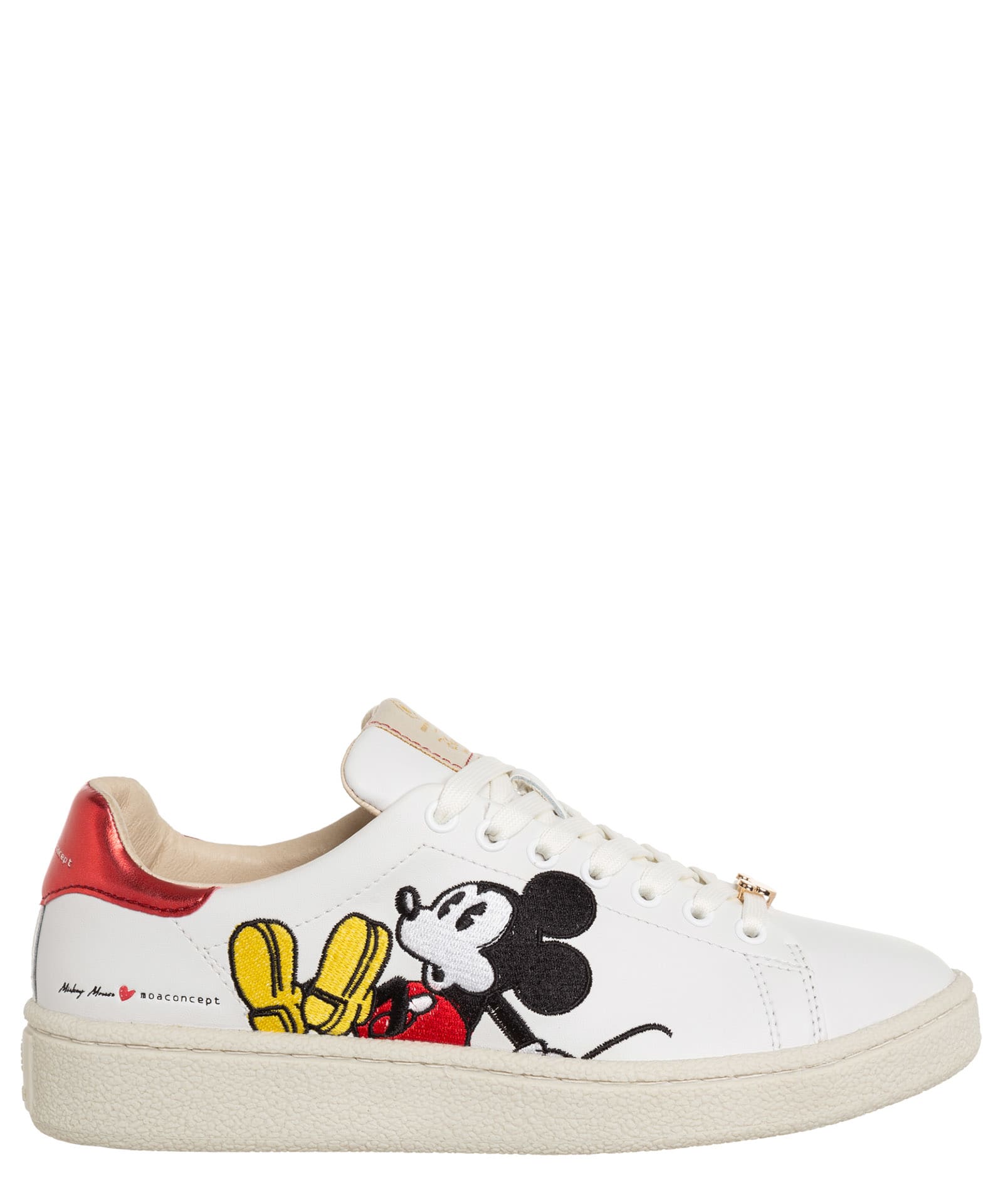 M.O.A. master of arts Disney Mickey Mouse Grand Master Leather Sneakers