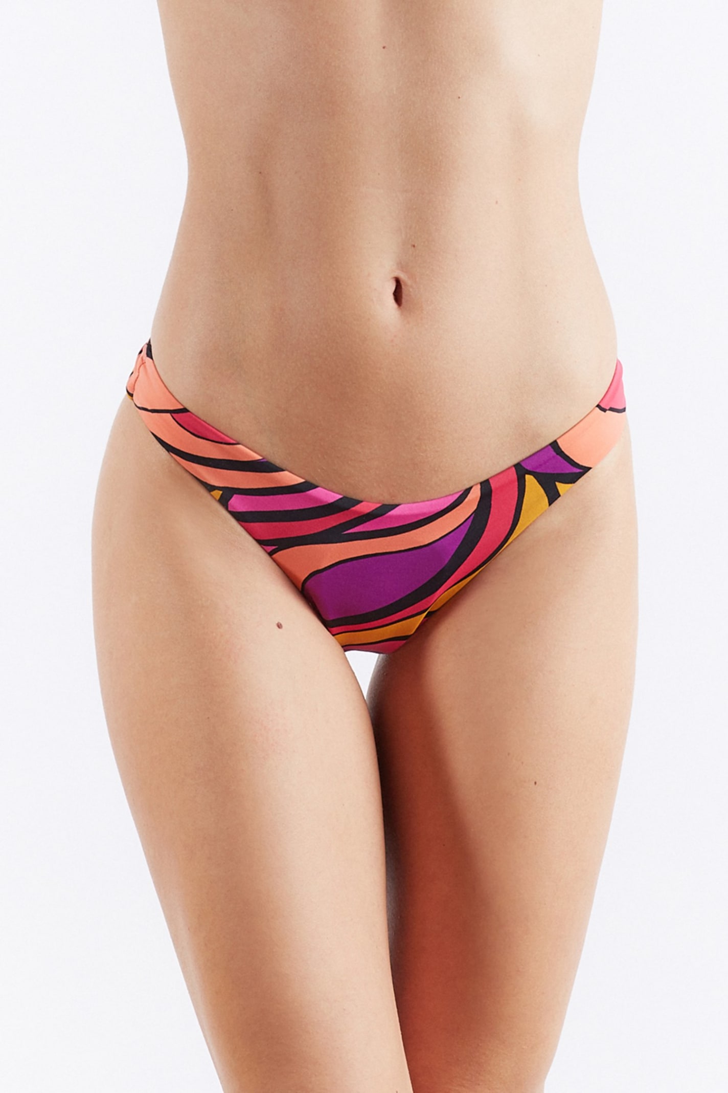 Miss Bikini Printed Fixed Brazilian Bottom