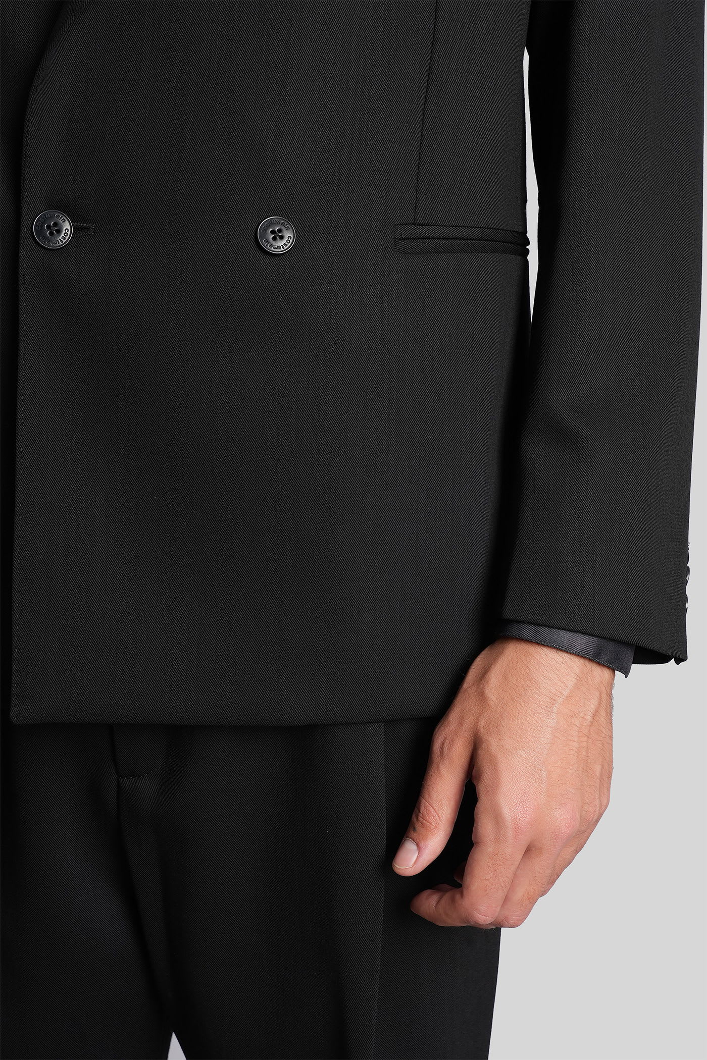 Costumein Donatien Blazer In Black Wool In Black