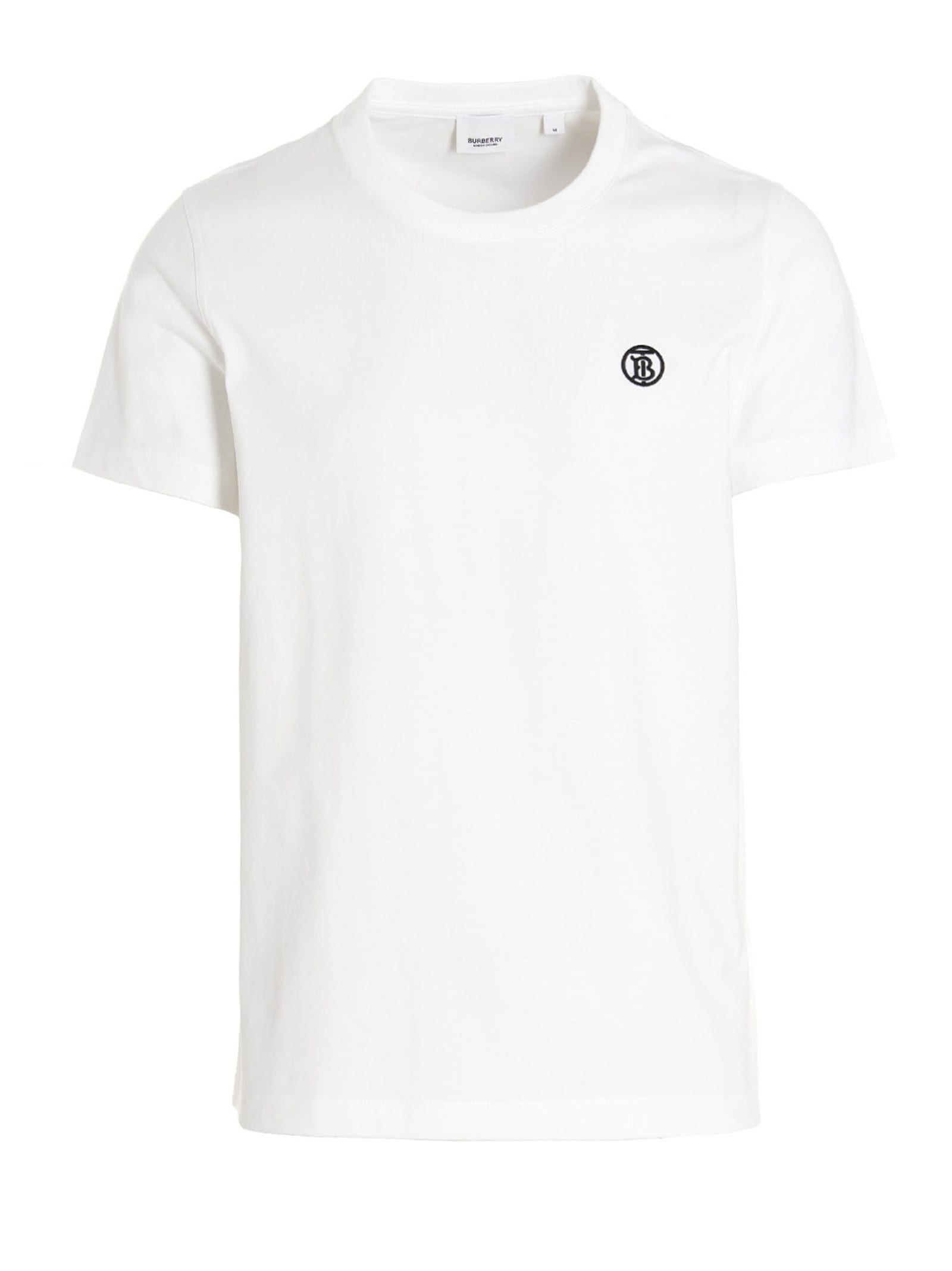 Shop Burberry Parker T-shirt In White