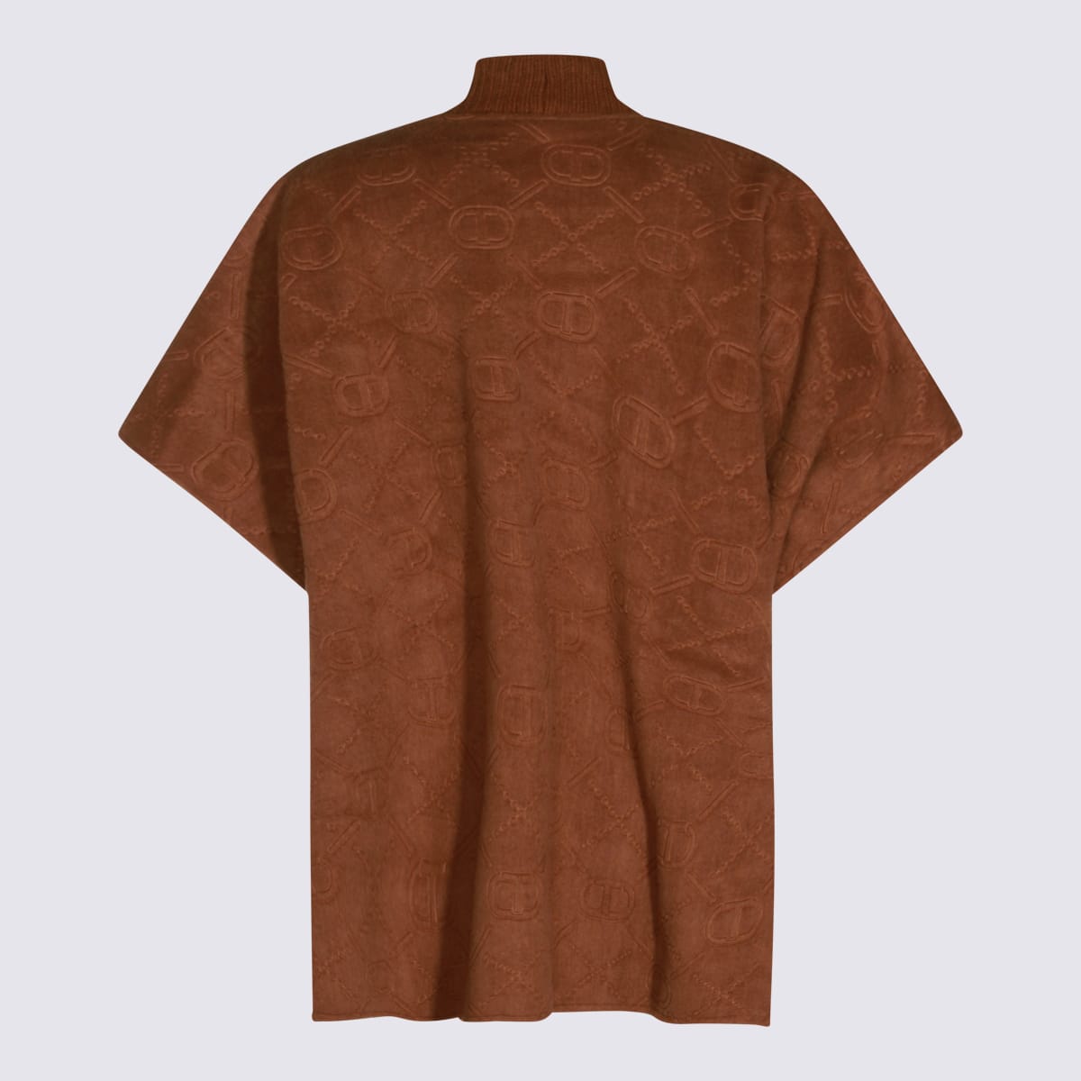 Twinset Brown Capes In Brown