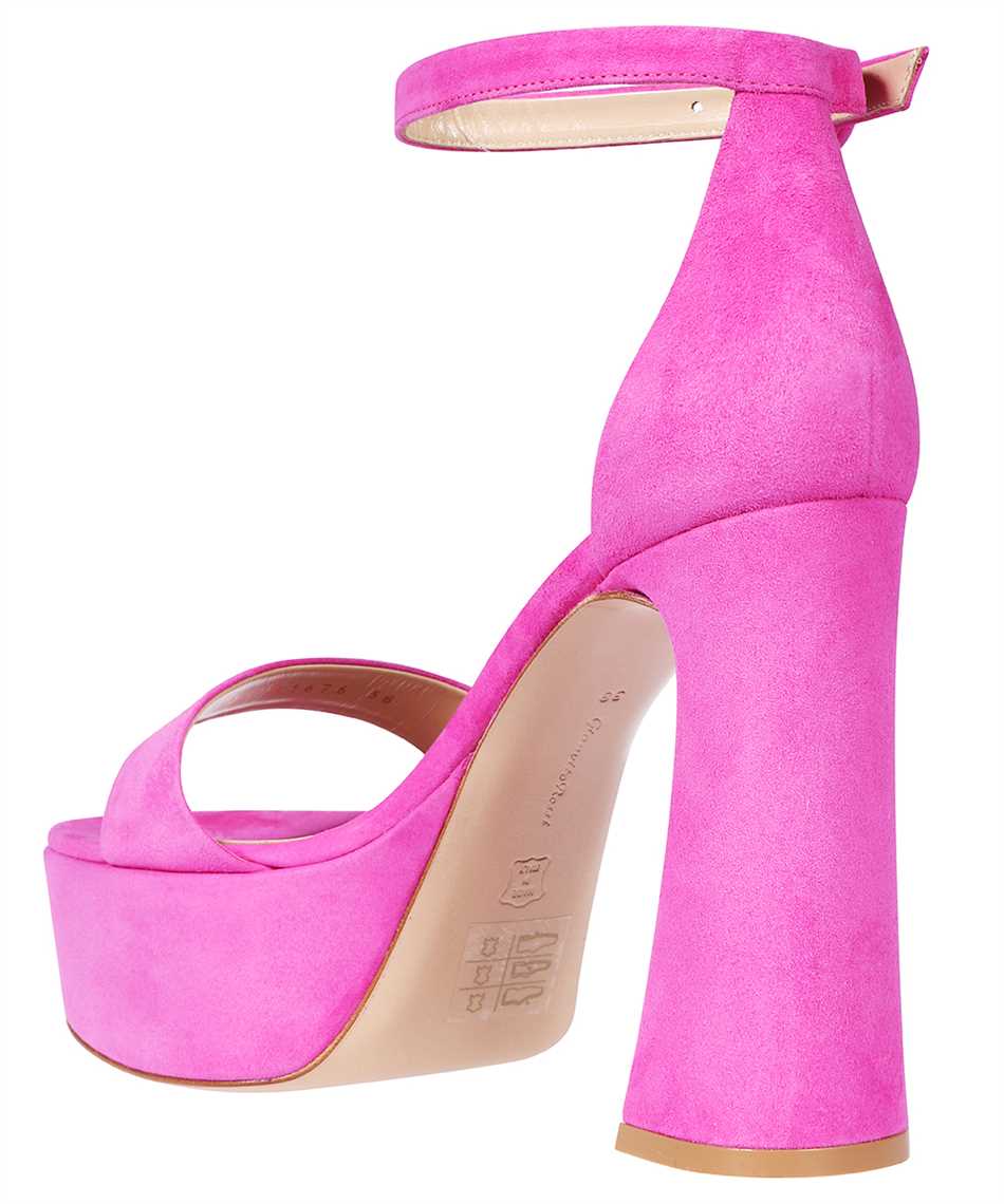 Gianvito Rossi Woman Sandals Magenta Size 8 Leather In Pink