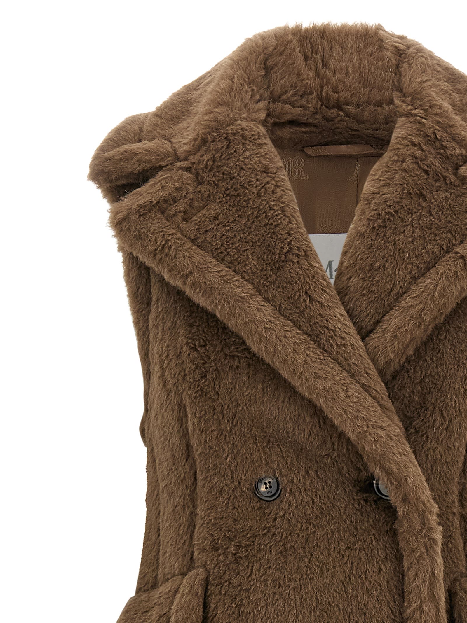 Max Mara Boario1234 Coat In Brown