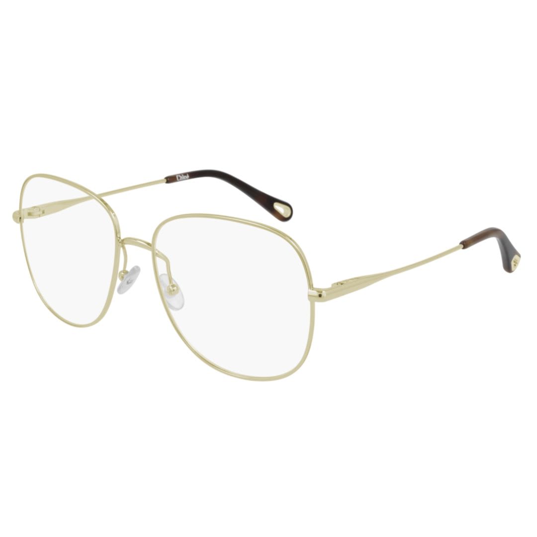 Chloé Ch0020o001 Gold Gold Transparent In Gold