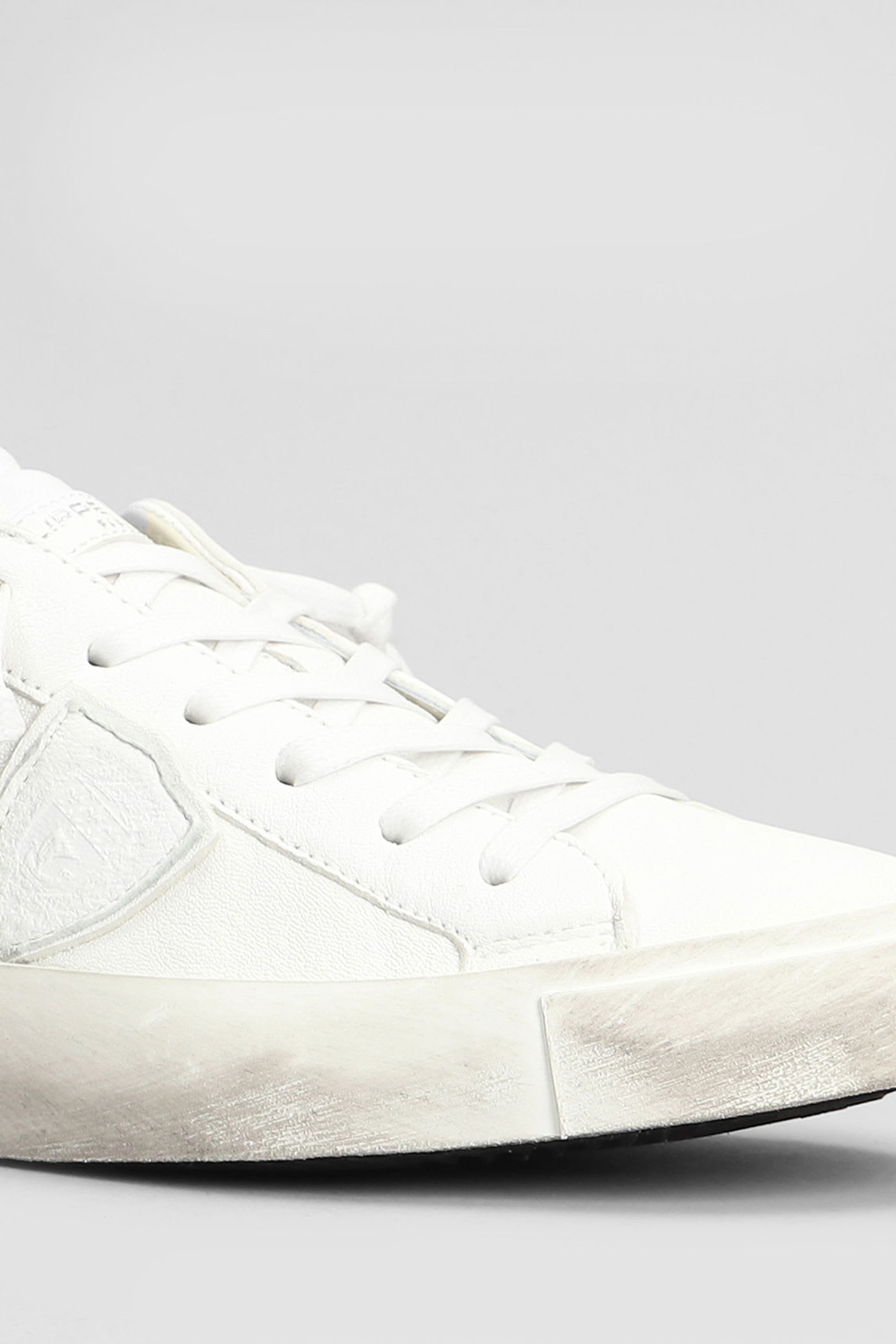 Philippe Model Prsx Basic Low-top Sneakers In White