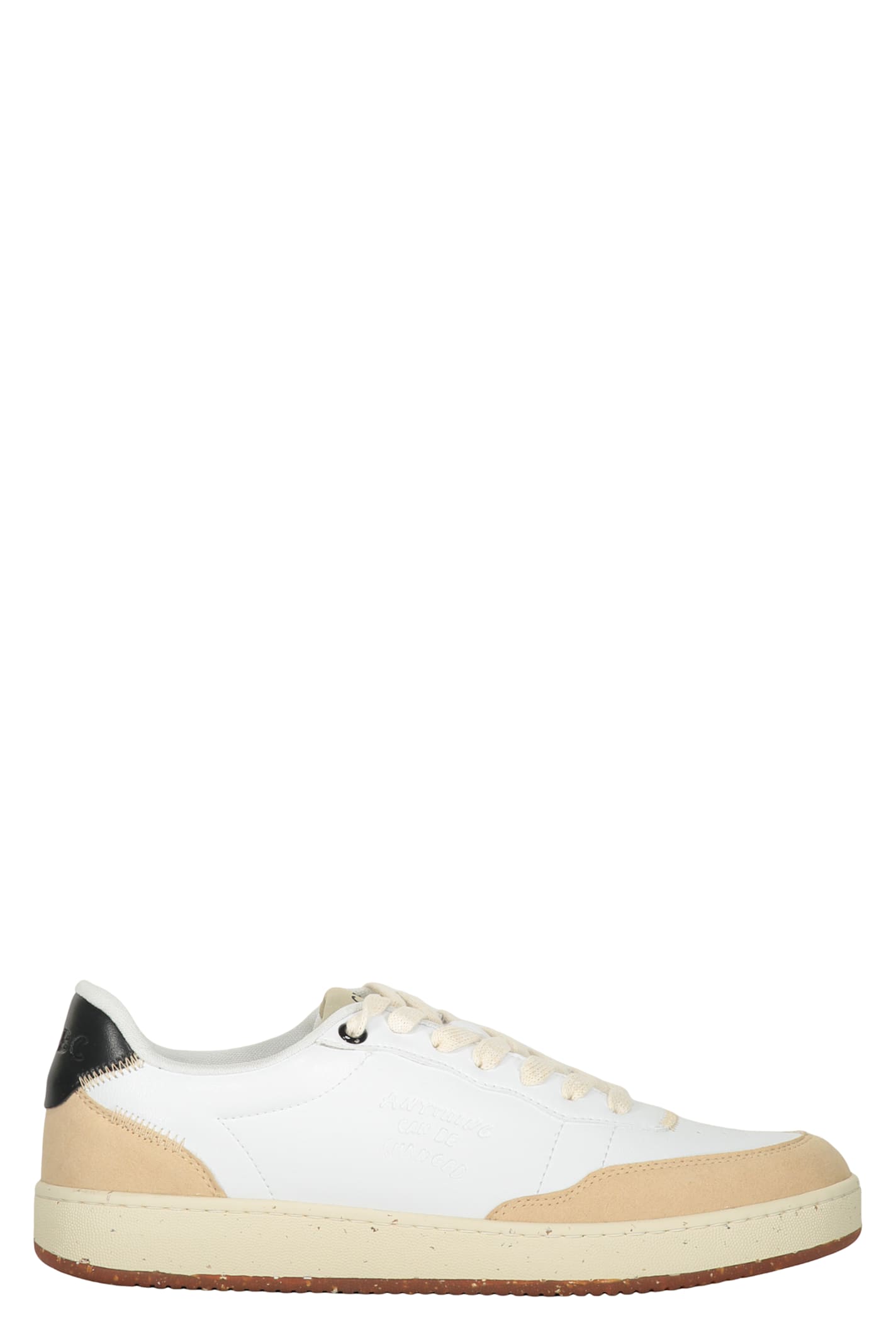 Acbc Elegant White Shoes With Light Beige Sole In White